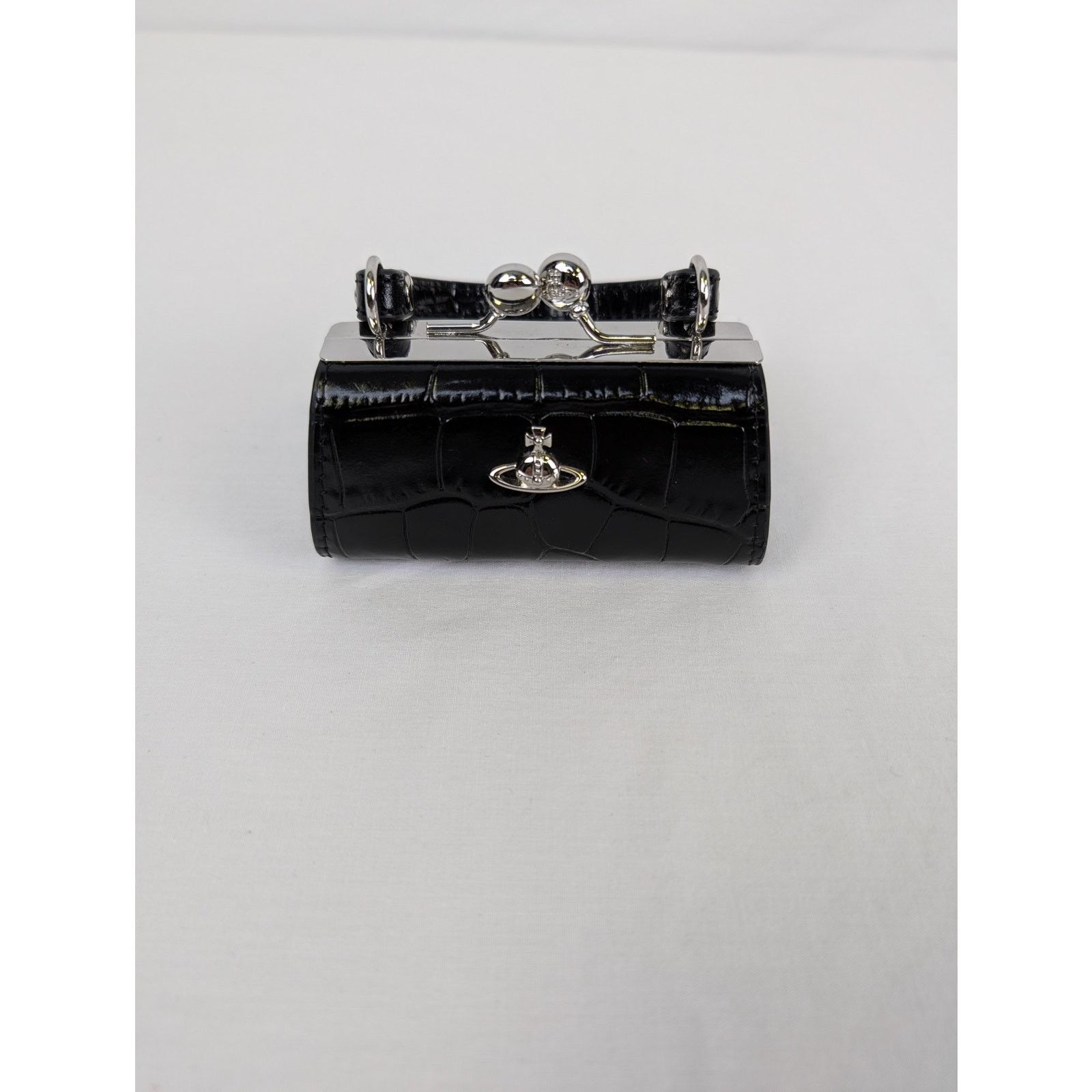 Vivienne Westwood o1rshd1 Size: OS / Crocodile Doll Bag in Black Size ONE SIZE - 1 Thumbnail