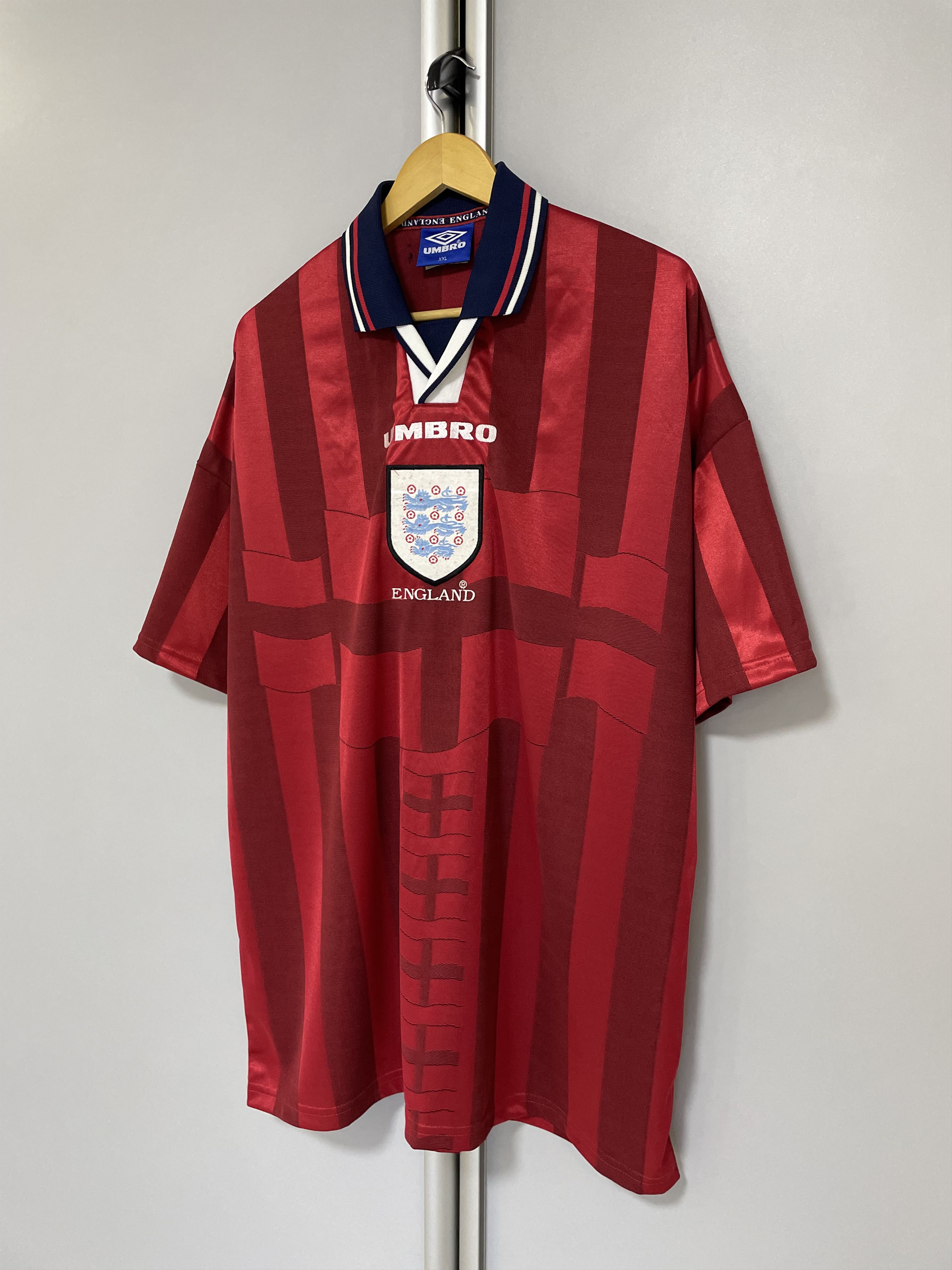 Umbro UMBRO ENGLAND 1997-1998 Vintage Jersey Soccer Football Size US XXL / EU 58 / 5 - 4 Thumbnail