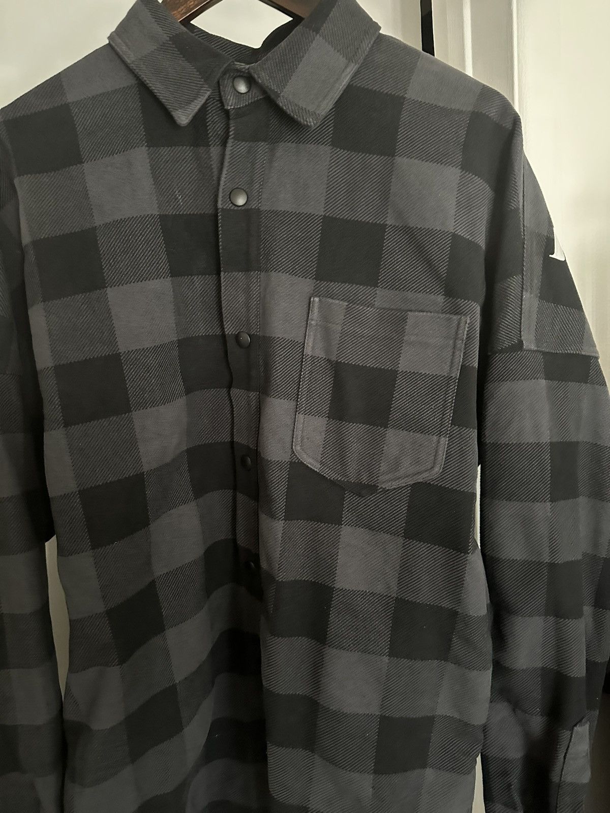 Palm Angels Palm Angels Back Logo Flannel Shirt Size US L / EU 52-54 / 3 - 2 Thumbnail