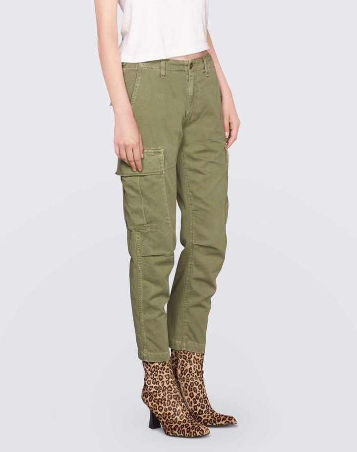 RE/DONE o1mle0524 Cargo Pants in Green Size 30" / US 8 / IT 44 - 3 Thumbnail