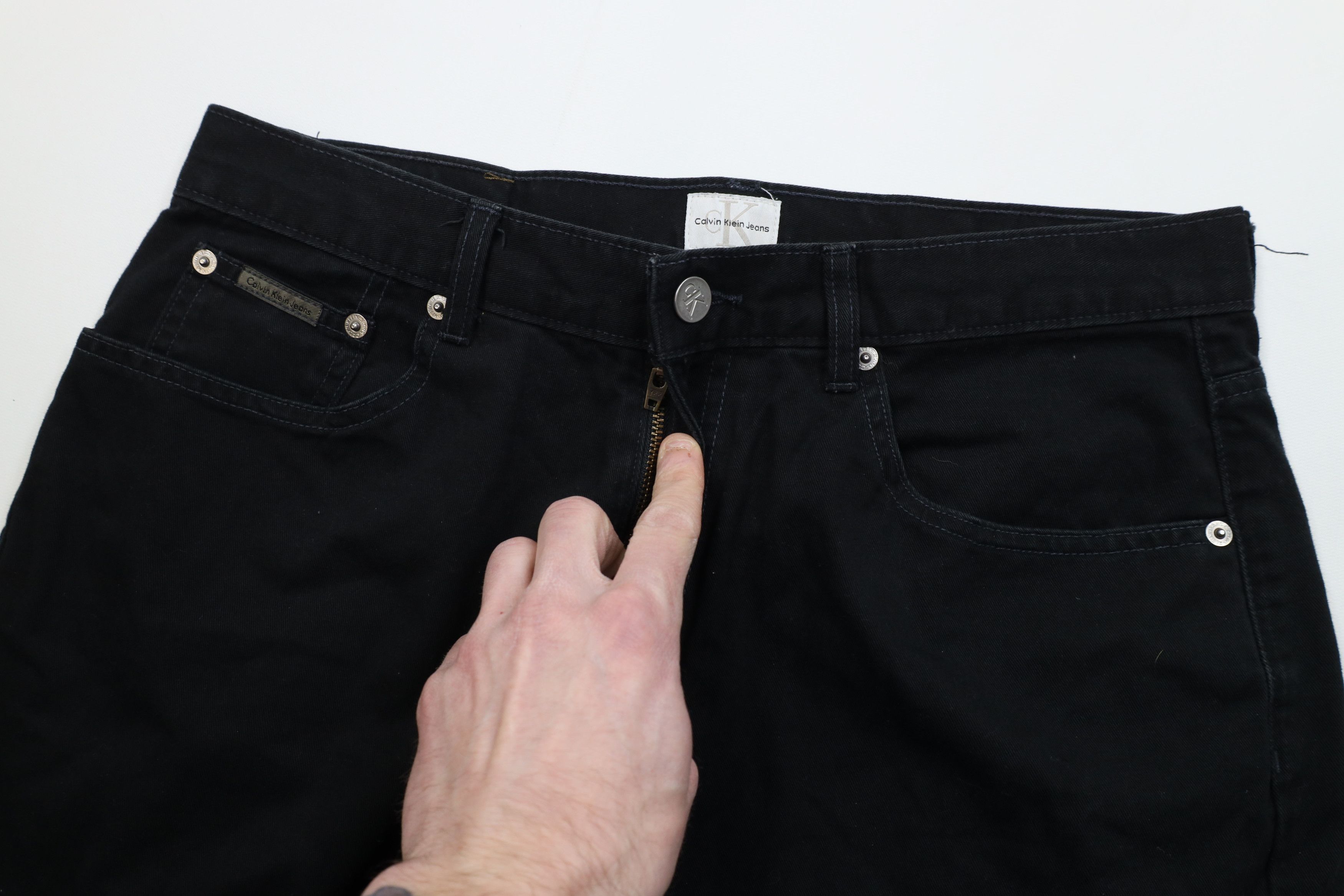 Calvin Klein Vintage 90s Calvin Klein Straight Leg Twill Chino Pants Size US 33 - 8 Thumbnail
