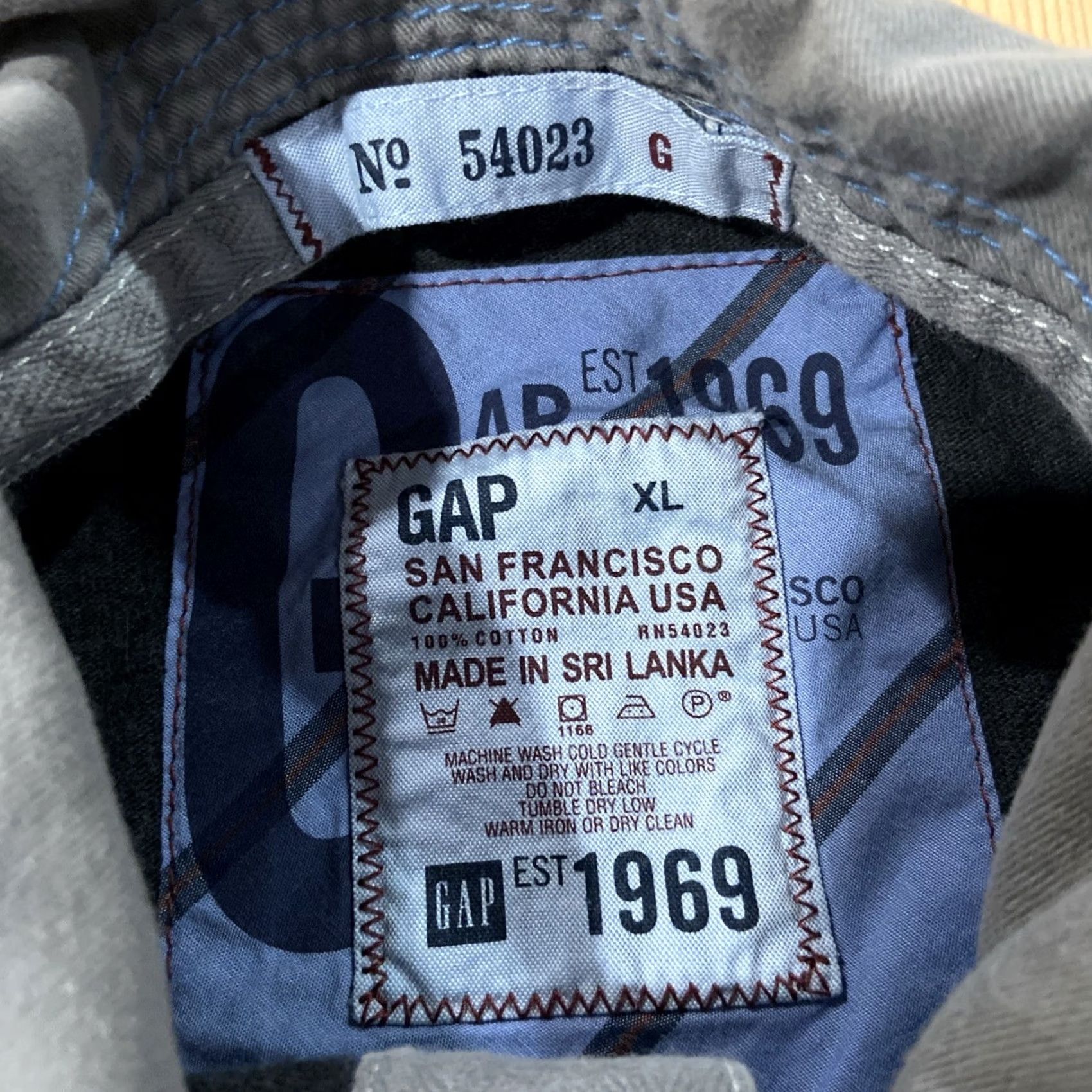 Gap VINTAGE Gap Rugby Shirt Mens XL Blue Long Sleeve Polo Preppy Y2K Size US XL / EU 56 / 4 - 2 Thumbnail
