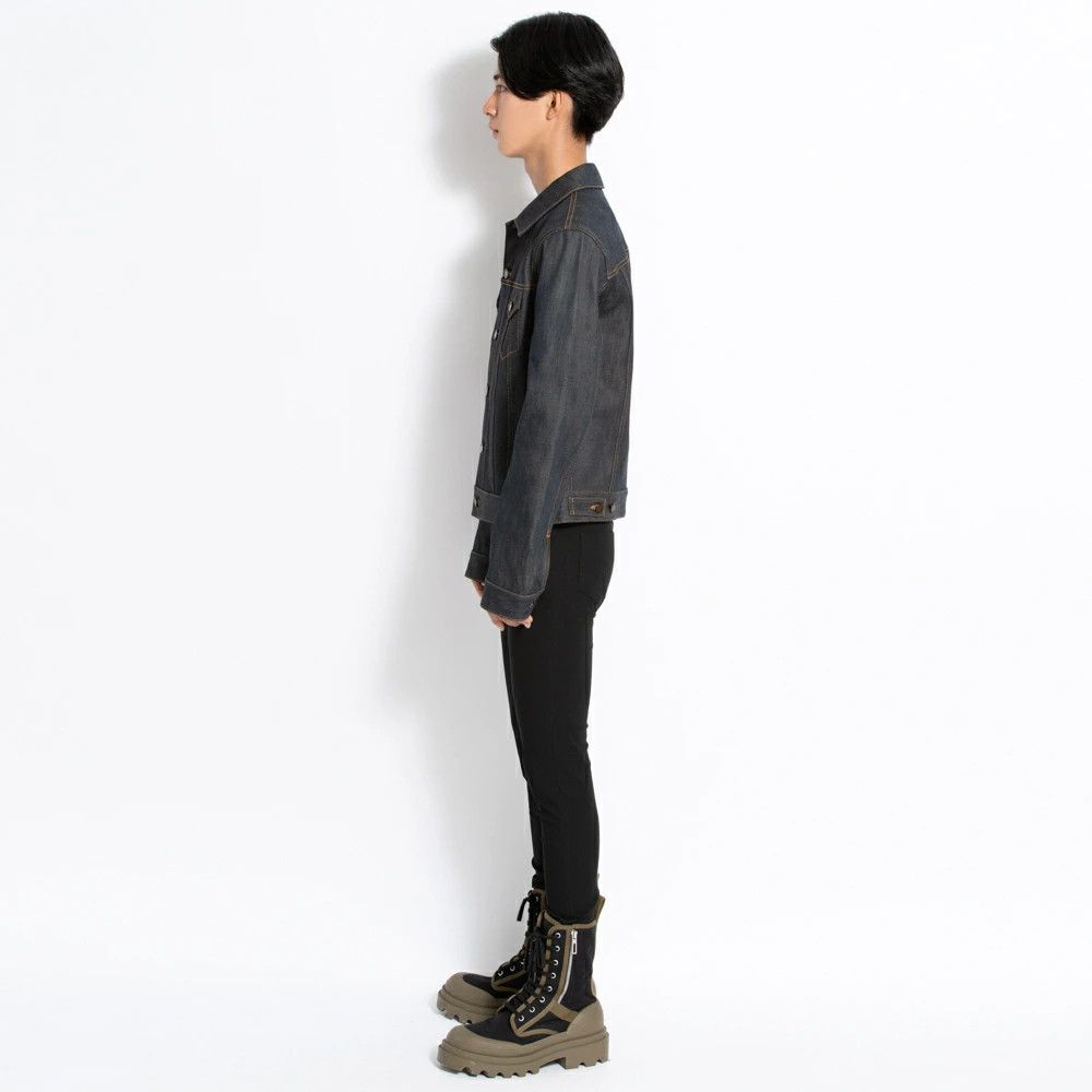 Saint Laurent Paris o1s1wg111224 Fitted Denim Jacket in Blue Size US M / EU 48-50 / 2 - 4 Thumbnail