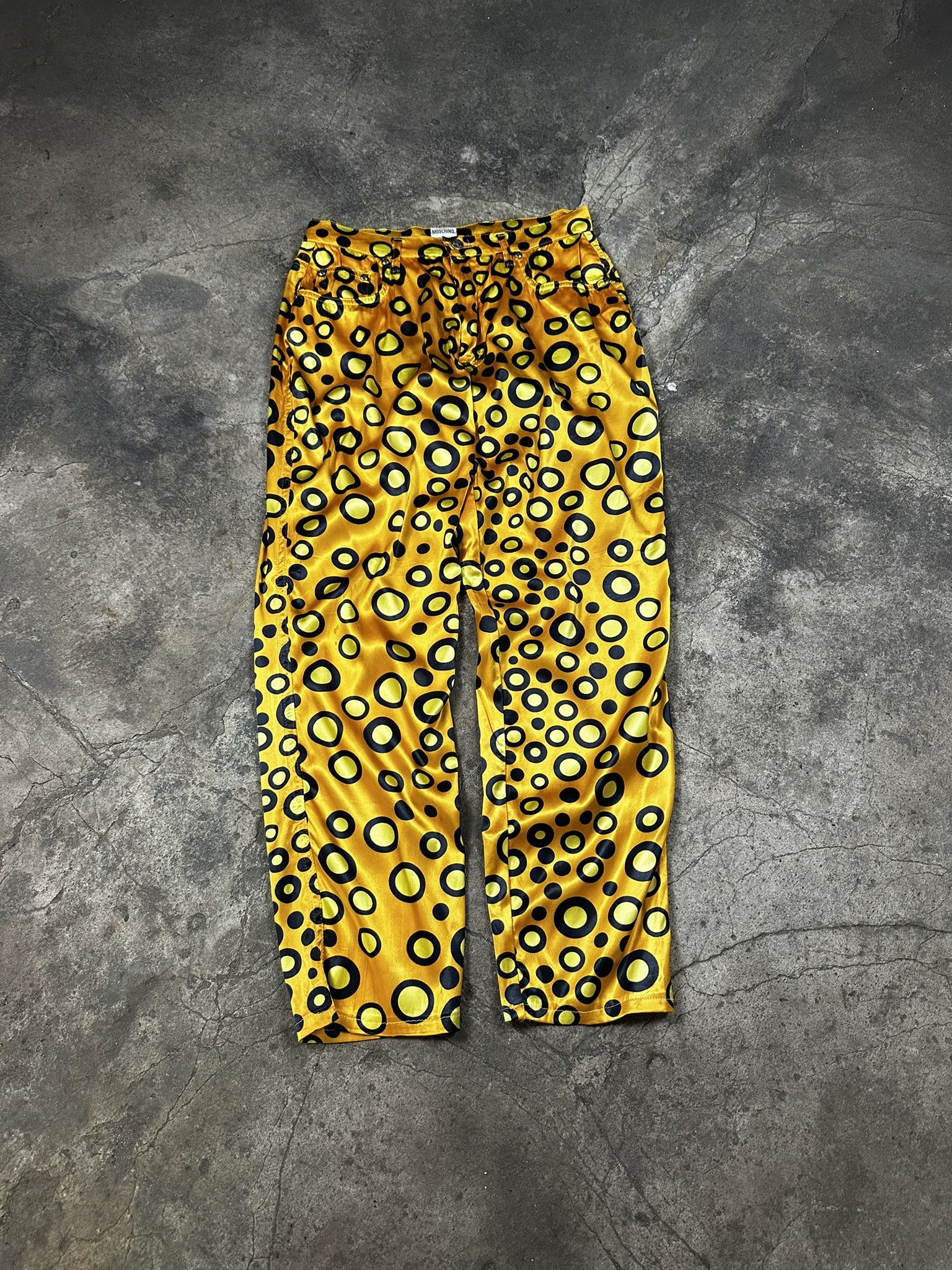 Moschino Vintage Moschino Polka Dot Patterned Pants 2000s Size 30" / US 8 / IT 44 - 1 Thumbnail