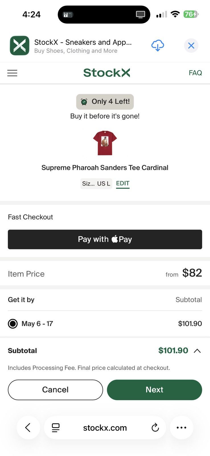 Supreme Supreme Pharoah Sanders Tee Size US L / EU 52-54 / 3 - 6 Thumbnail