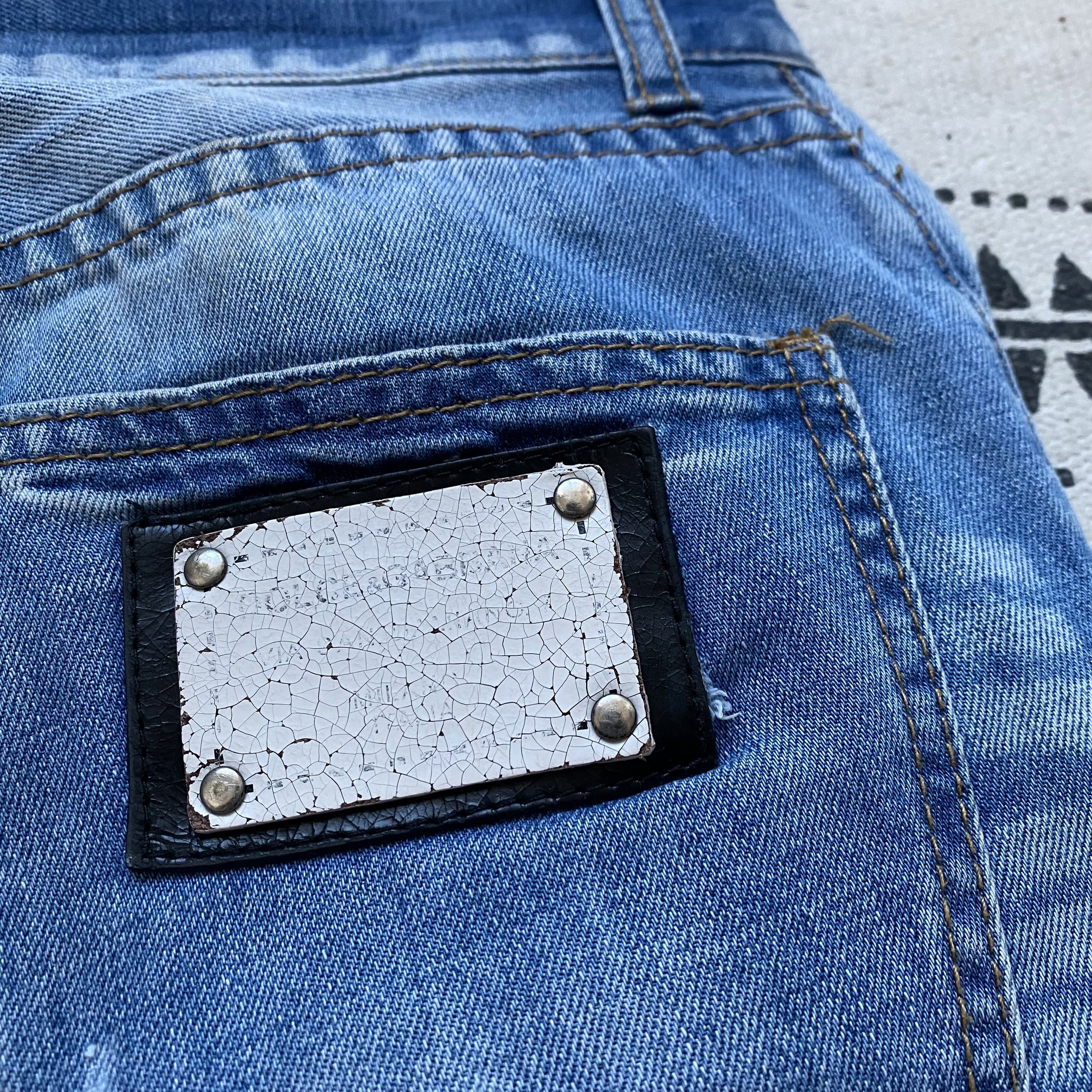 Dolce & Gabbana 👖Vintage 2000s Dolce Gabbana jeans slim Distressed Y2K Size US 32 / EU 48 - 11 Thumbnail