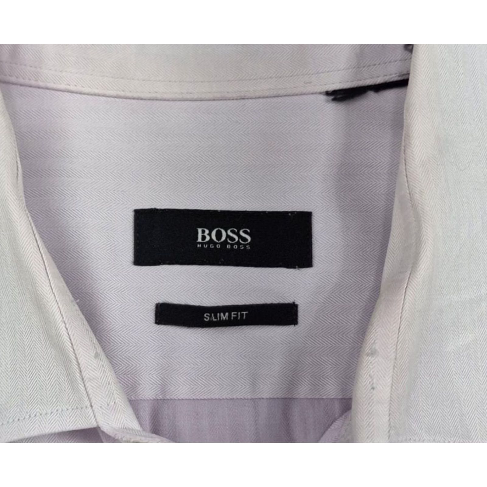 Hugo Boss Hugo Boss Button Up Shirt Mens Medium 16 32/33 Purple Slim Fit Dress Long Sleeve Shirt Size 40R - 5 Thumbnail