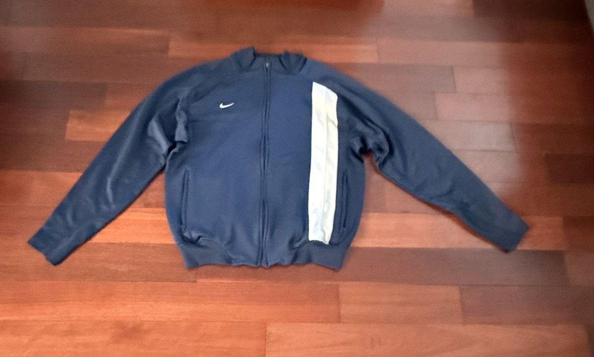 Nike Vintage Nike Navy Dark Blue Track Jacket - Unisex Size US L / EU 52-54 / 3 - 1 Thumbnail