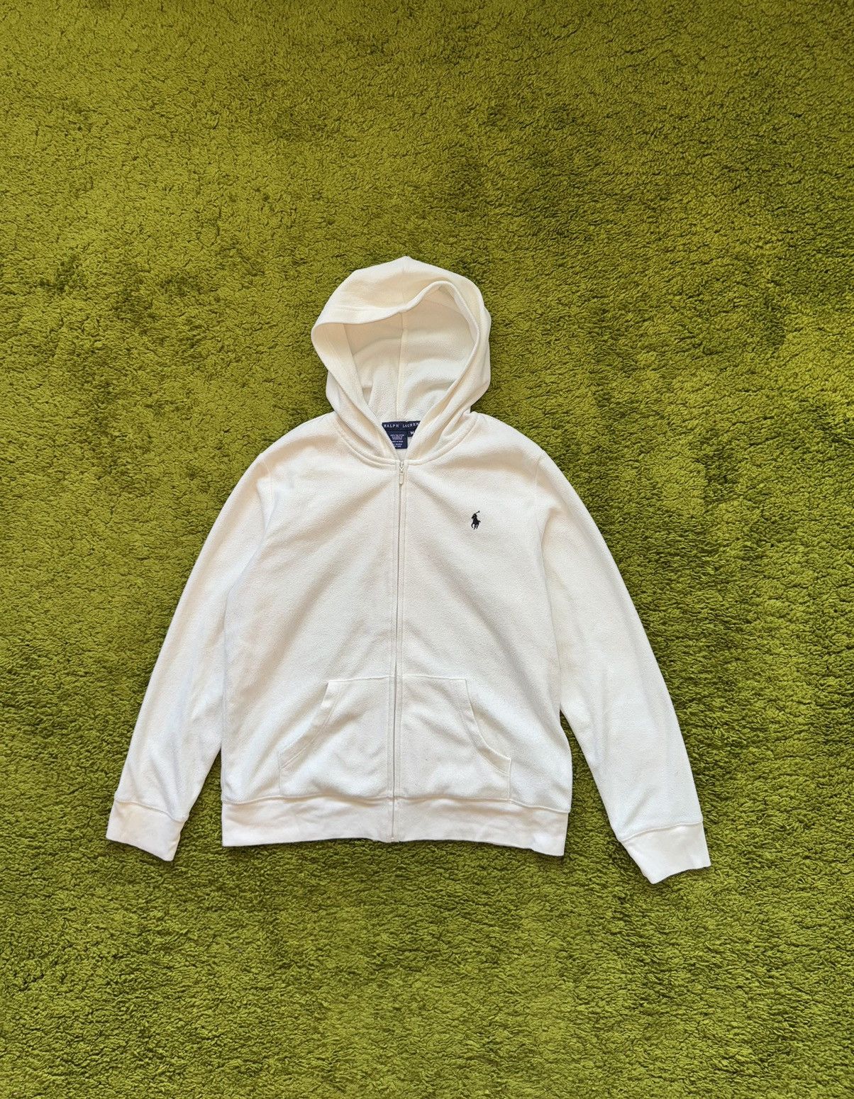 Polo Ralph Lauren Polo Ralph Lauren 1990s vintage fleece hoodie knit logo Size M / US 6-8 / IT 42-44 - 1 Thumbnail