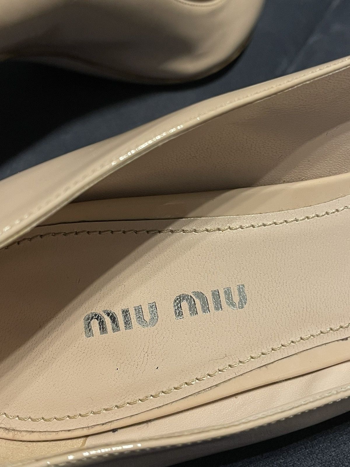 Miu Miu Miu Miu nude heels Size US 9.5 / IT 39.5 - 8 Thumbnail