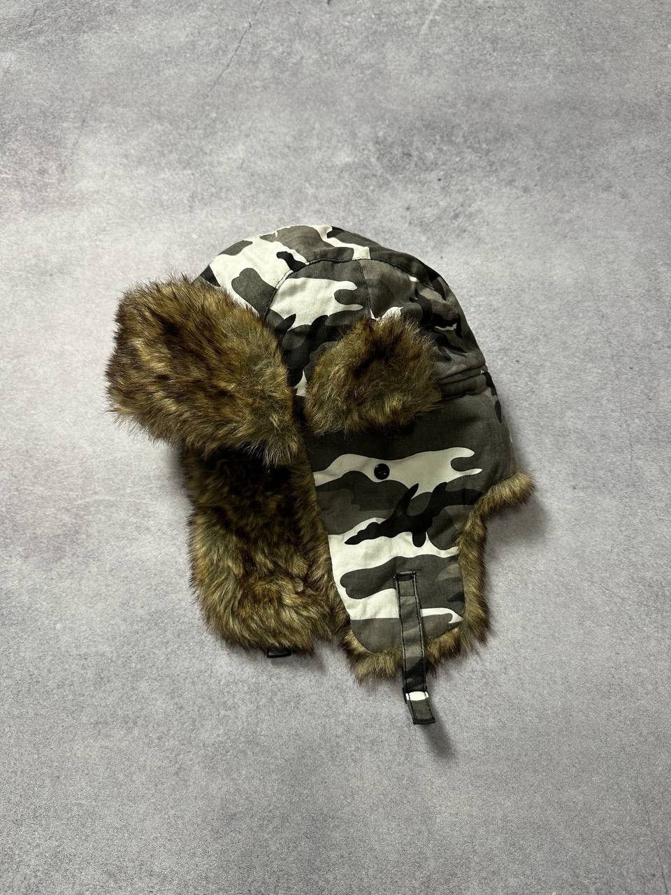Japanese Brand × Vintage Vintage Y2K USHANKA Mohair Fuzzy 90’s Hat Asap Rocky Style Size ONE SIZE - 1 Thumbnail