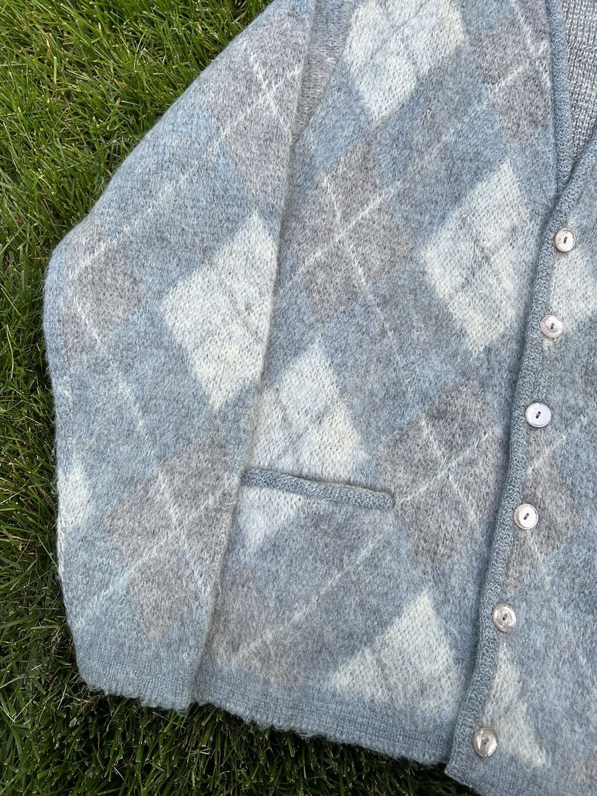 Vintage Young Breed By Revere Mens M Cardigan Mohair Wool Sweater Size US M / EU 48-50 / 2 - 4 Thumbnail