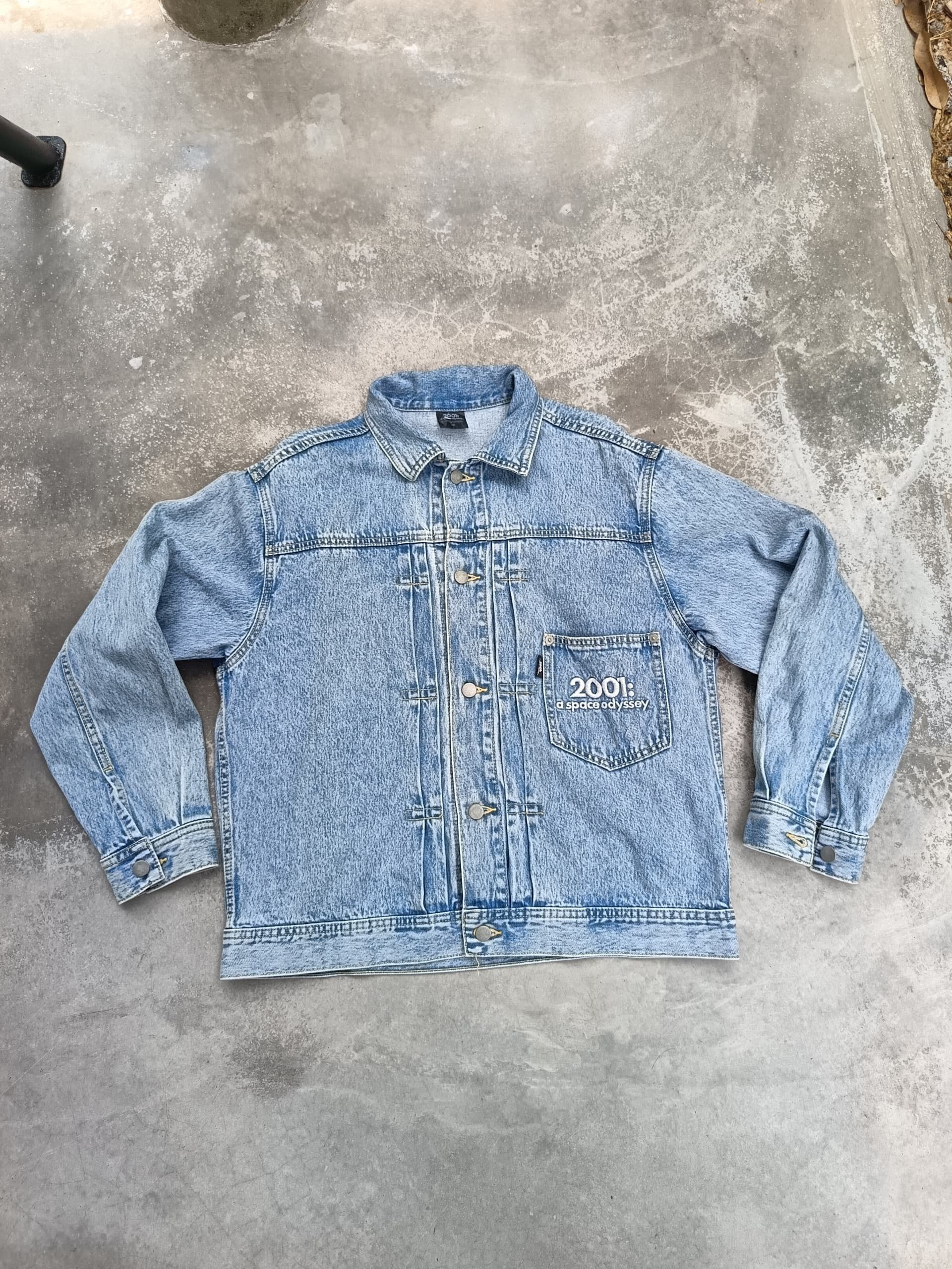 Japanese Brand 2001:a space odyssey denim jacket Size US M / EU 48-50 / 2 - 2 Thumbnail