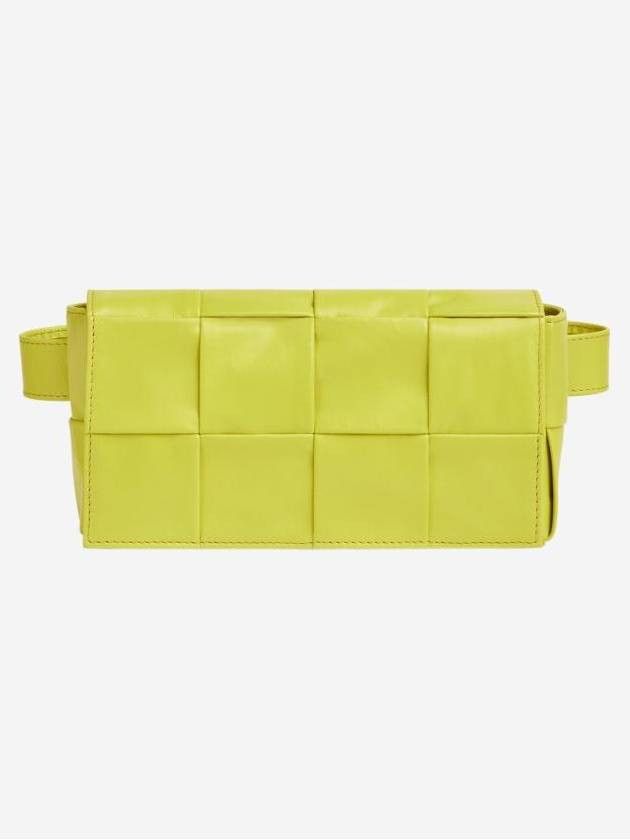 Bottega Veneta o1loc1c0325 Size: OS / 651053 Cassette Belt Bag in Acid Kiwi Size ONE SIZE - 1 Thumbnail