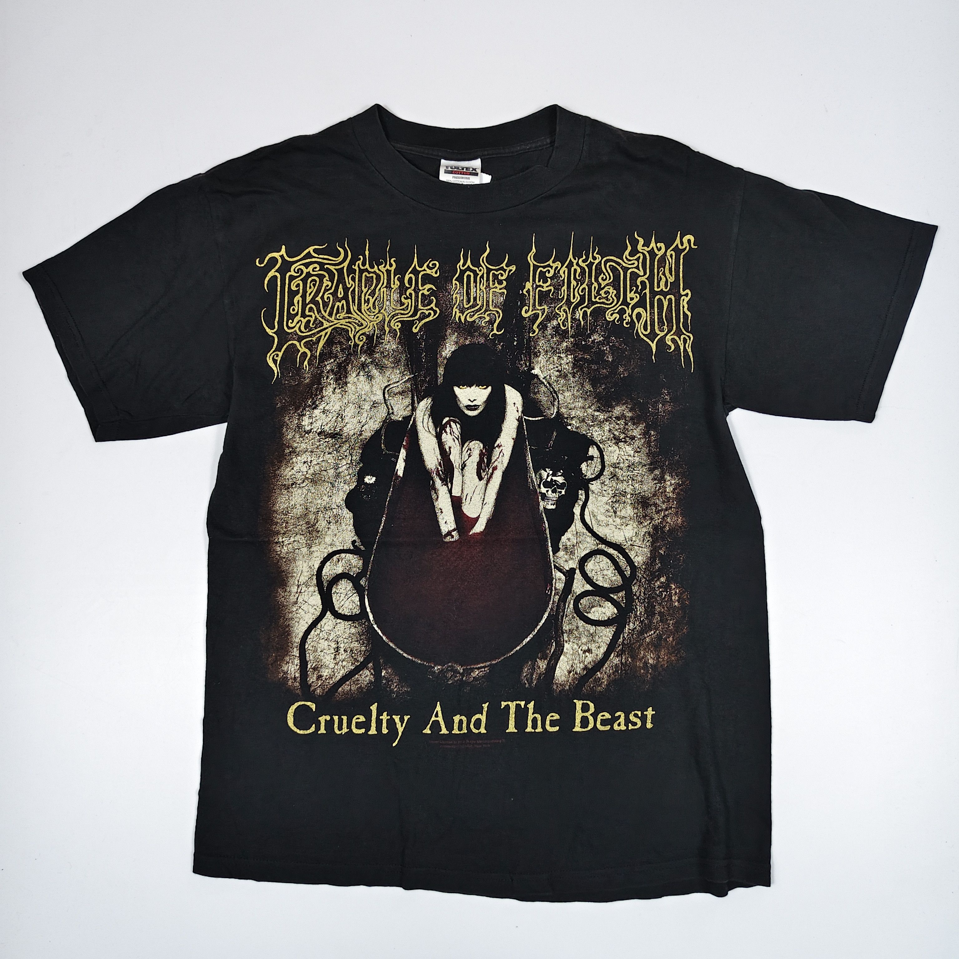 Band Tees Vintage 1998 Cradle of Filth Cruelty & The Beast Black Metal Size US L / EU 52-54 / 3 - 1 Thumbnail