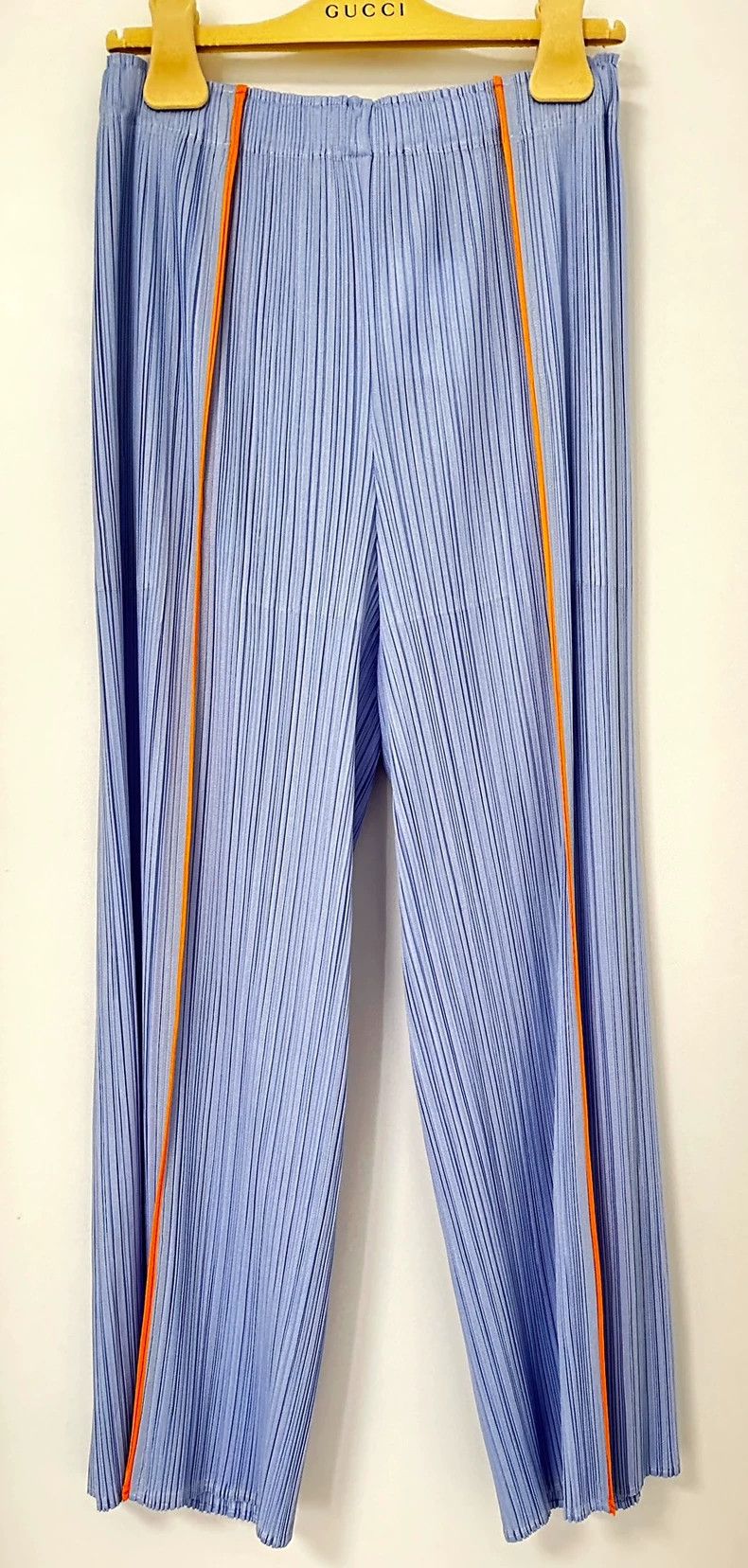 Issey Miyake Issey Miyake size:3 Purple pleated trousers Size 31" - 4 Thumbnail