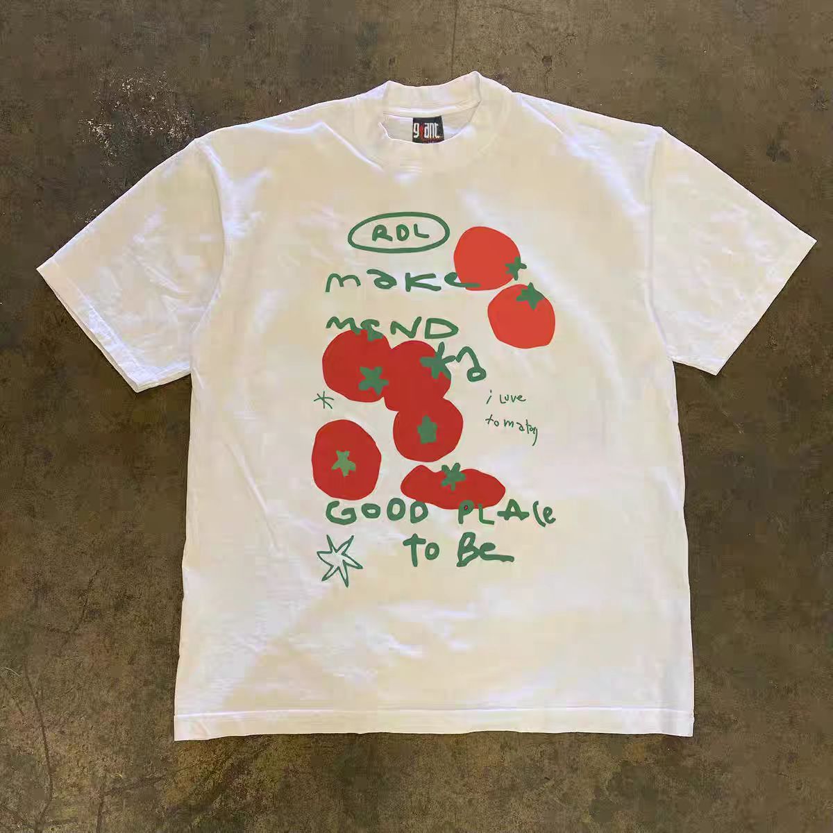 Japanese Brand × Vintage Vintage Street Tomato Graffiti Short Sleeve T-Shirt White Size US S / EU 44-46 / 1 - 1 Thumbnail