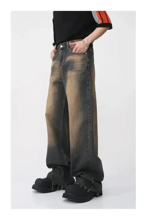 Designer × Japanese Brand × Jean Vintage Men's Burrs Jeans Size US 33 - 2 Thumbnail