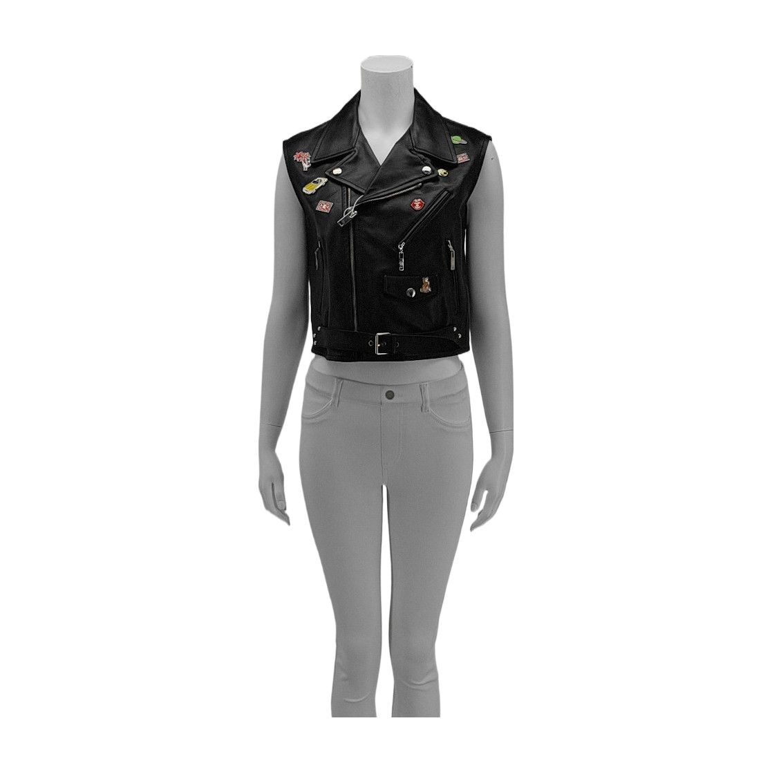 Louis Vuitton Louis Vuitton Leather Biker Vest Size 38 Size S / US 4 / IT 40 - 1 Thumbnail