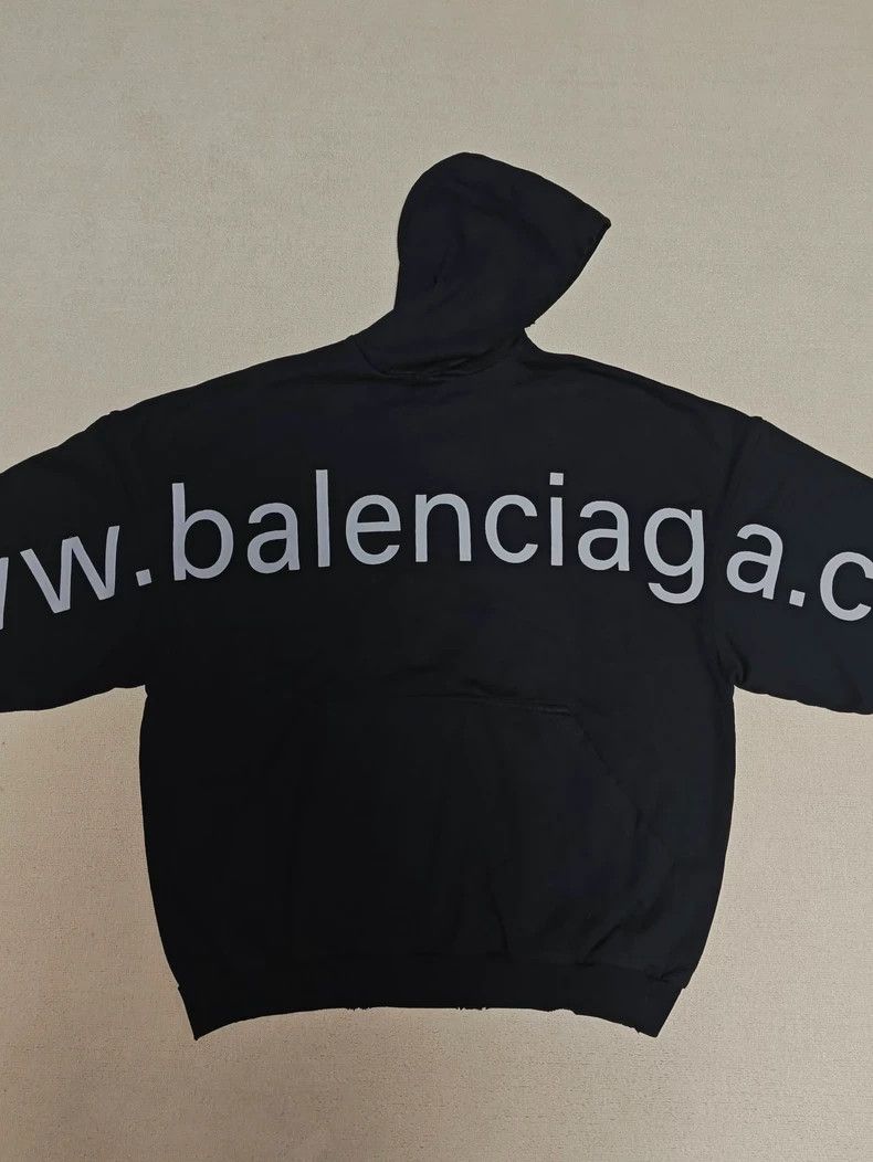 Balenciaga Balenciaga size 2 Erosive Website Embroidered Washed Destru Size US S / EU 44-46 / 1 - 4 Thumbnail