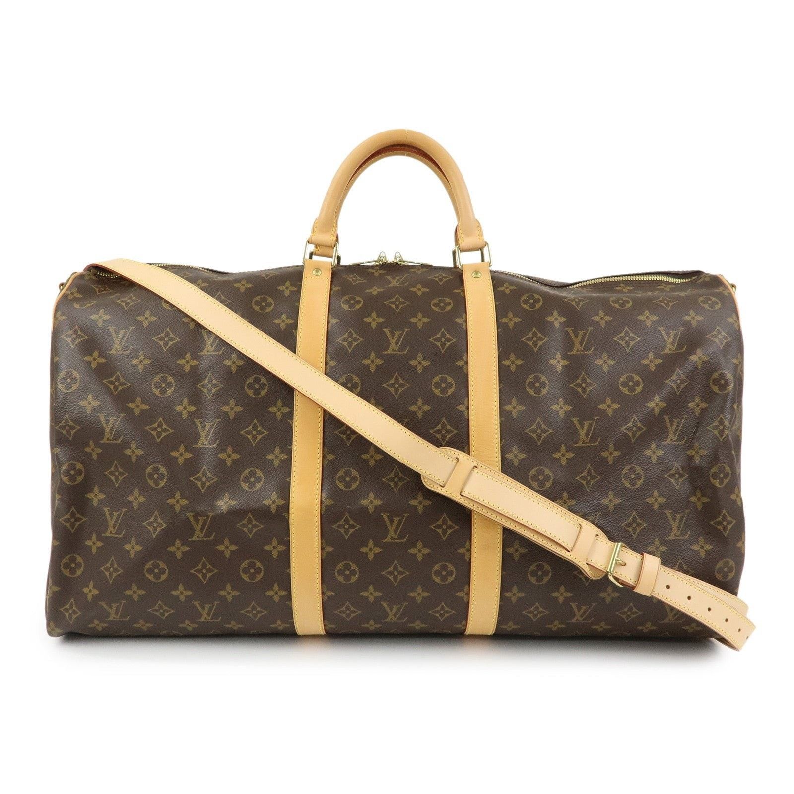 Louis Vuitton Louis Vuitton Monogram Keepall Bandouliere 60 Duffle Bag Size ONE SIZE - 1 Thumbnail
