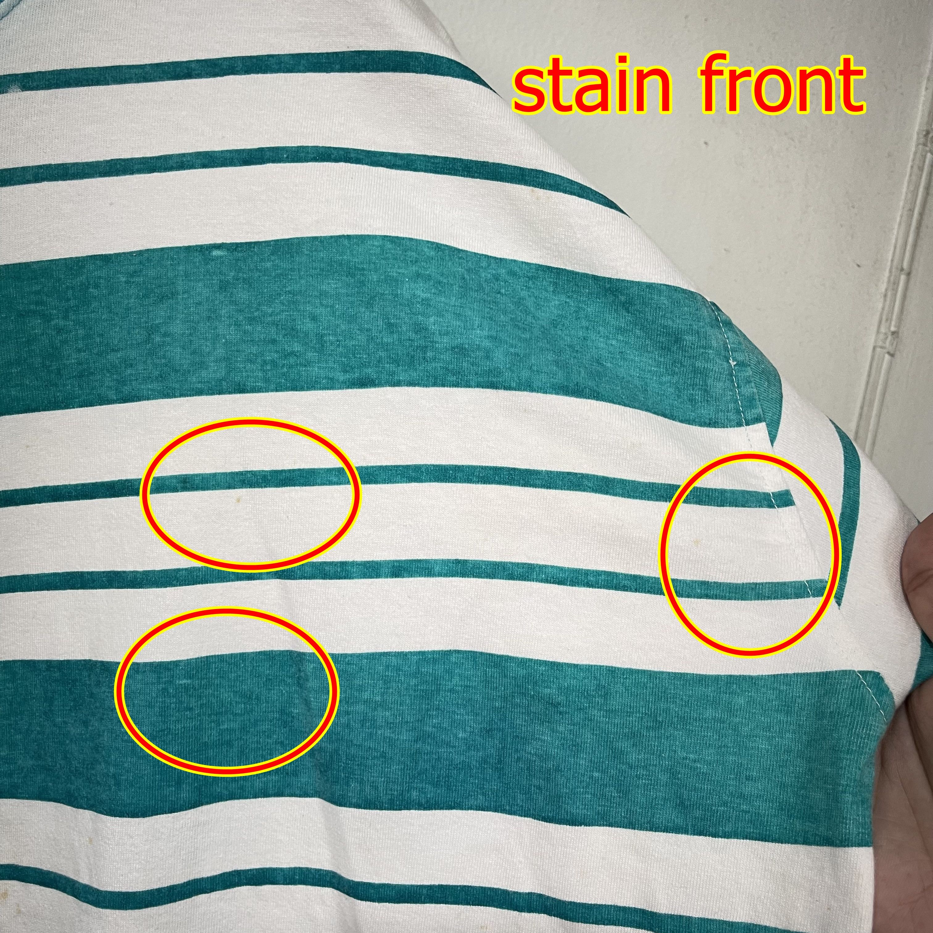 Vintage Vintage 90s Striped T-Shirt Size US XL / EU 56 / 4 - 10 Thumbnail
