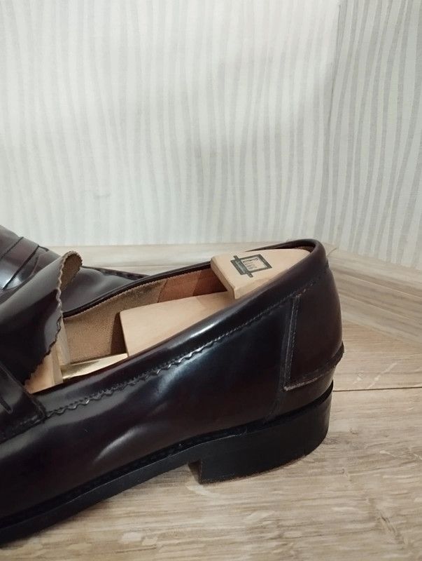 Barker Barker Caruso Burgundy Loafer mocasin size 10F Size US 11 / EU 44 - 3 Thumbnail