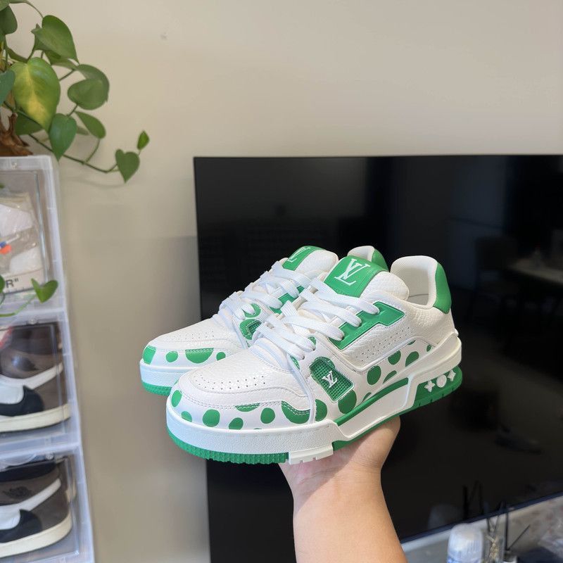 Louis Vuitton Yayoi Kusama x Louis Vuitton Low-Top Trainers -2508 Size US 6.5 / EU 39-40 - 9 Thumbnail