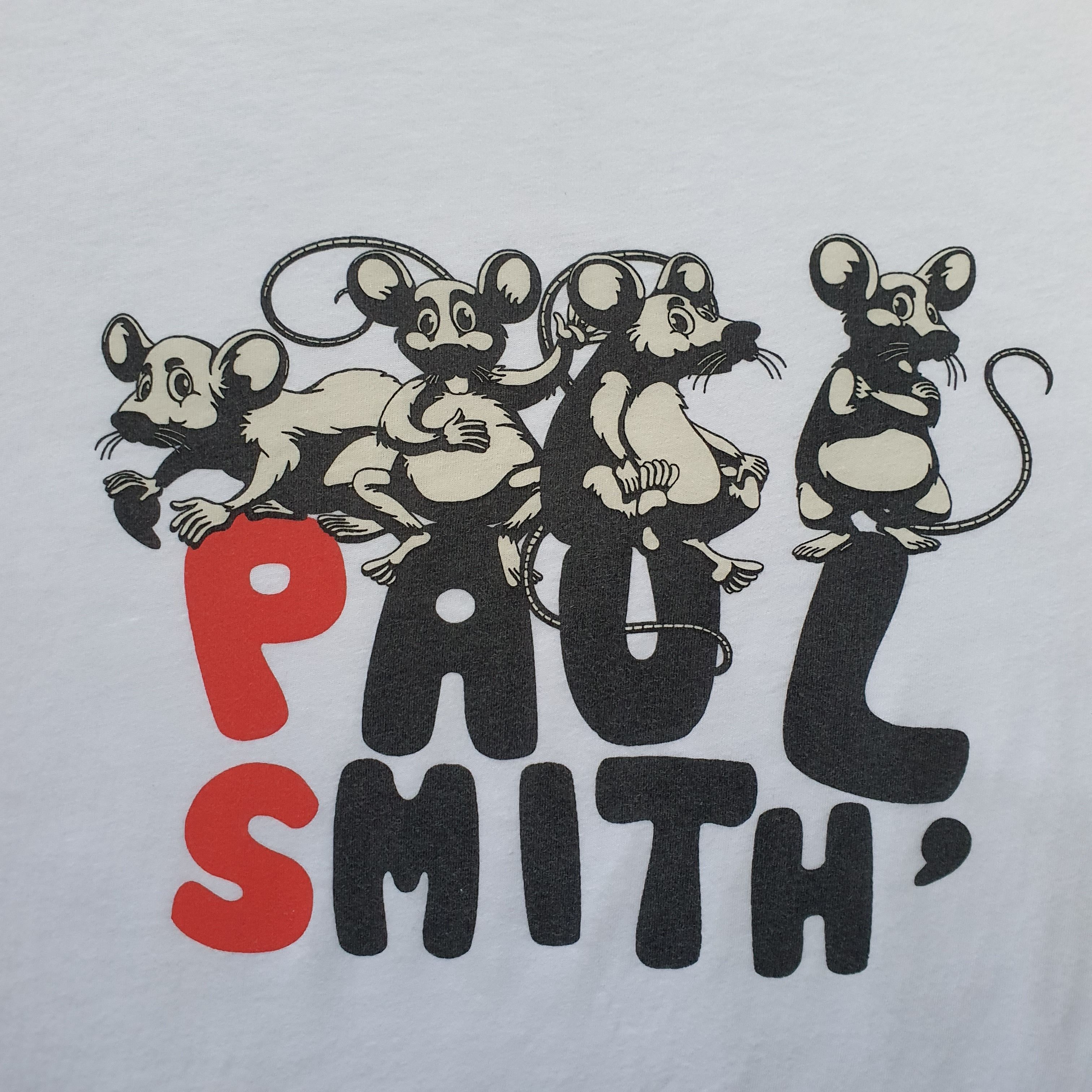 Paul Smith Paul Smith PS Rat Mouse Printed T shirt size L / XL Size US L / EU 52-54 / 3 - 7 Thumbnail