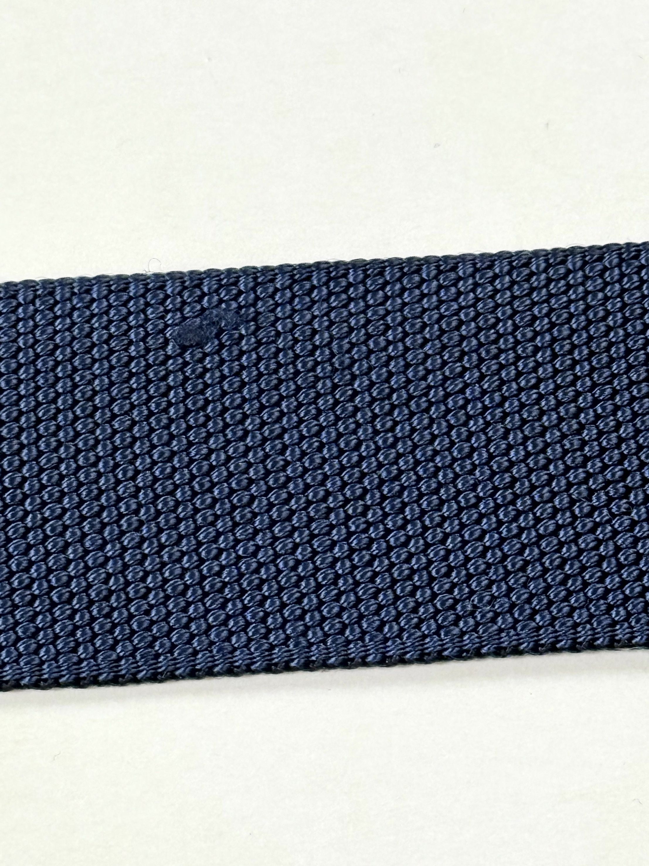 Prada Prada Logo Adjustable Navy Blue Web Belt Size 95/38 Size ONE SIZE - 6 Thumbnail