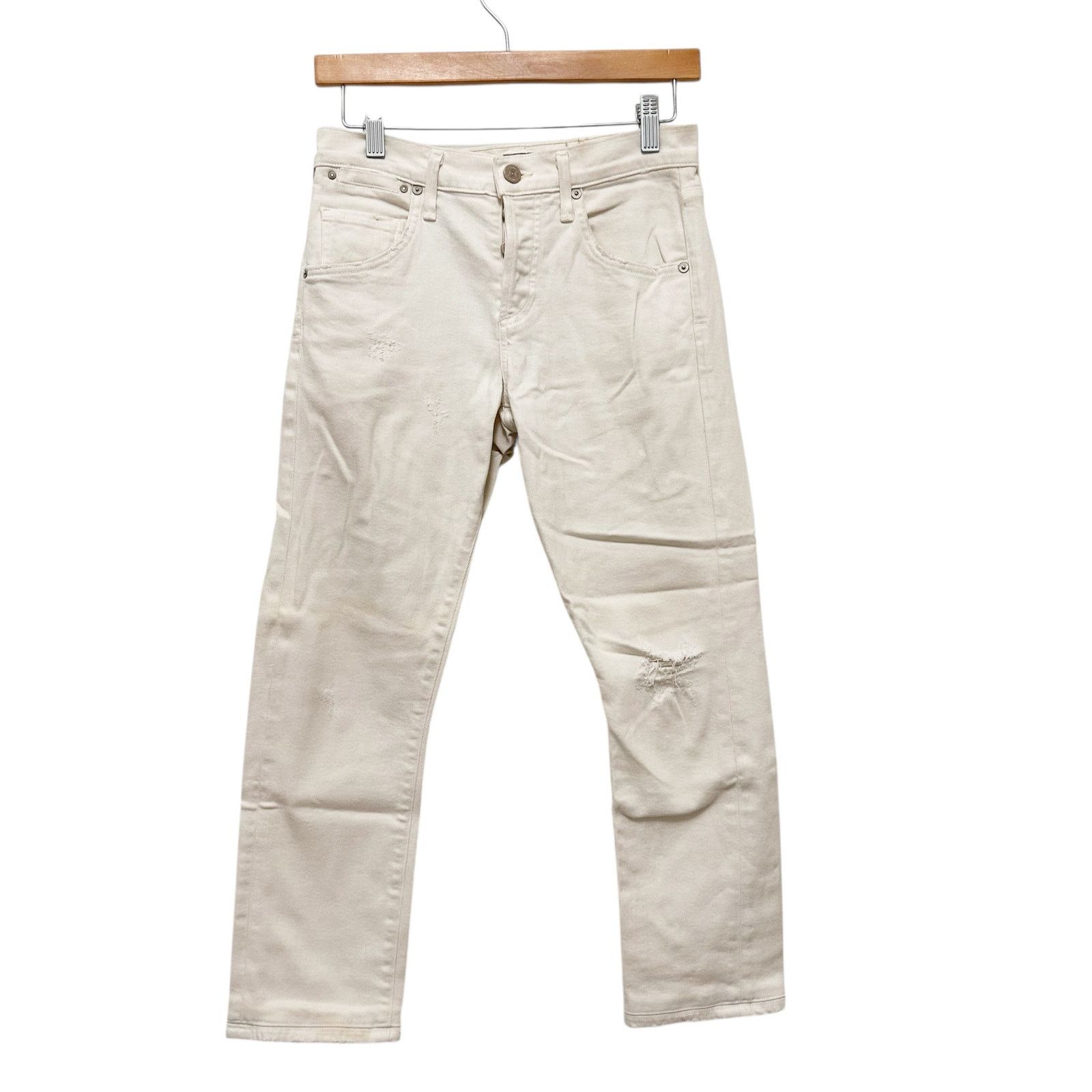 Citizens Of Humanity Citizens of Humanity White Emerson Slim Boyfriend Jeans 24 Size 24" / US 00 / IT 34 - 1 Thumbnail