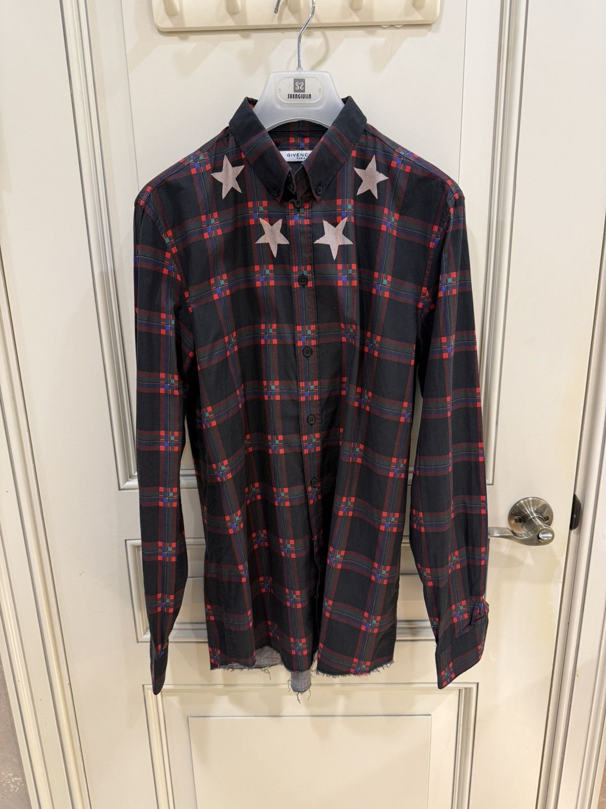 Givenchy Star bleach plaid.shirt colla.size 38 Size US S / EU 44-46 / 1 - 2 Thumbnail