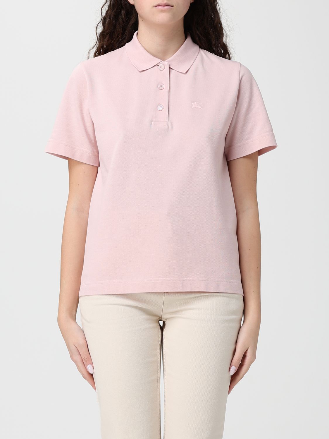 Burberry Burberry Polo Shirt Woman Pink Size XL / US 12-14 / IT 48-50 - 1 Thumbnail