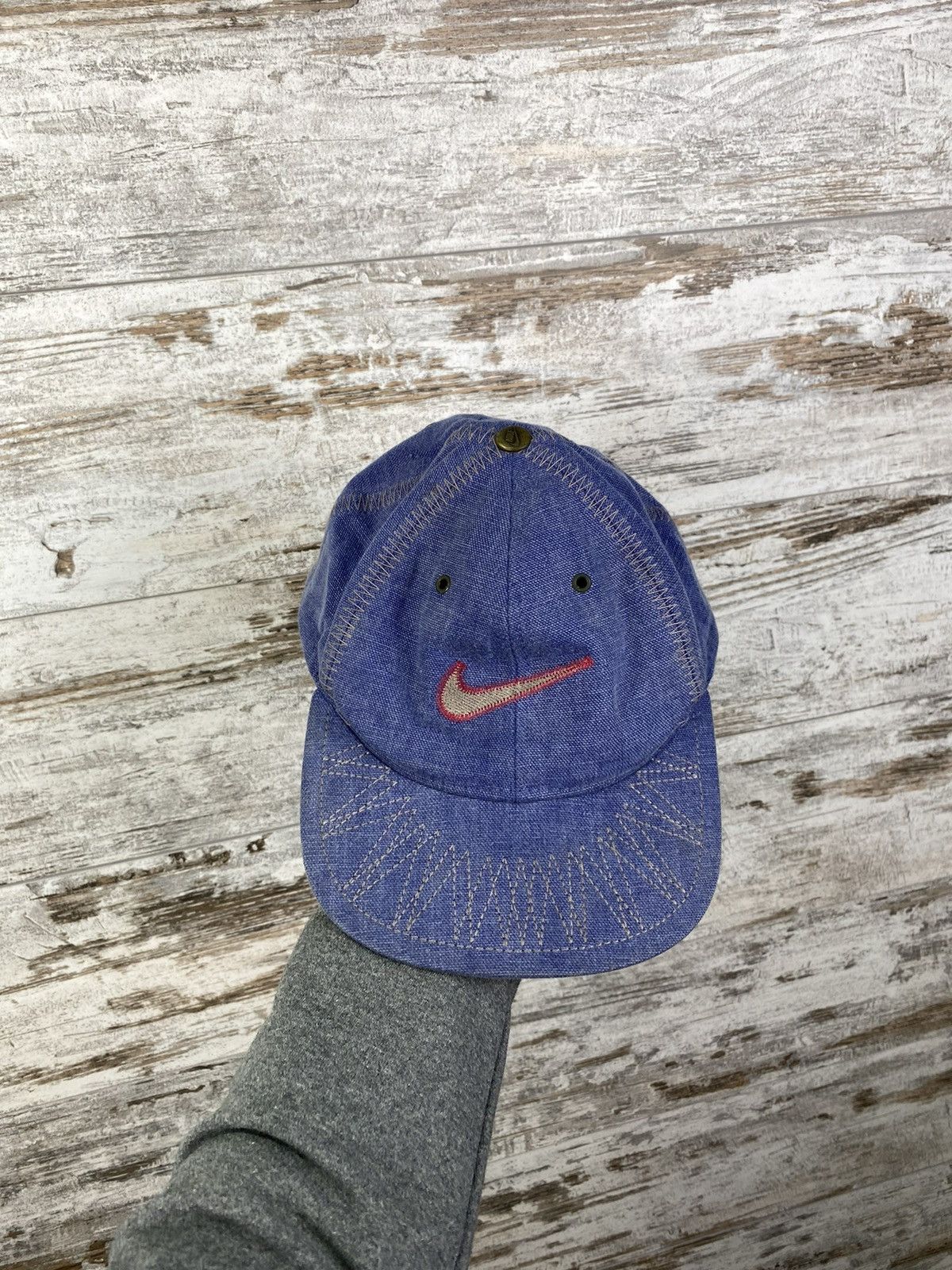 Nike × Vintage Mens Vintage Nike big logo hats cap hat y2k rare swoosh acg Size ONE SIZE - 2 Thumbnail