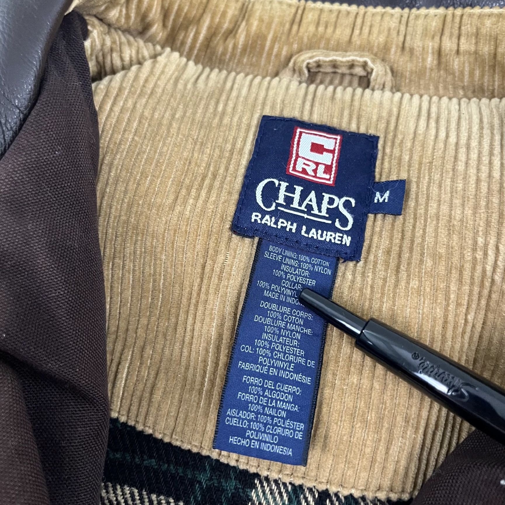 Chaps VTG Chaps Ralph Lauren Jacket Mens Medium Brown Corduroy Barn Chore Field Coat Size US M / EU 48-50 / 2 - 3 Thumbnail