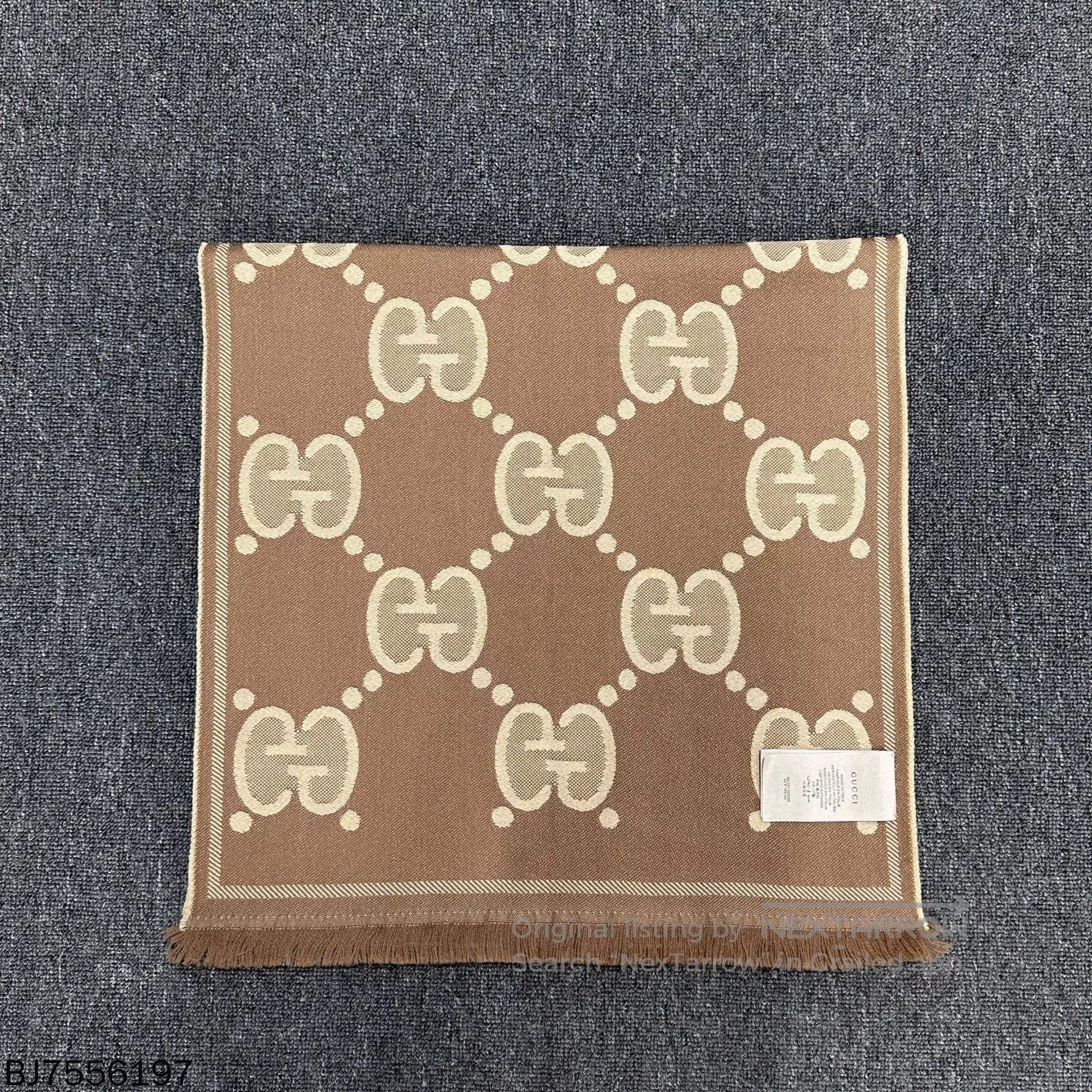 Gucci Gucci Monogram Wool Scarf. Size ONE SIZE - 2 Thumbnail