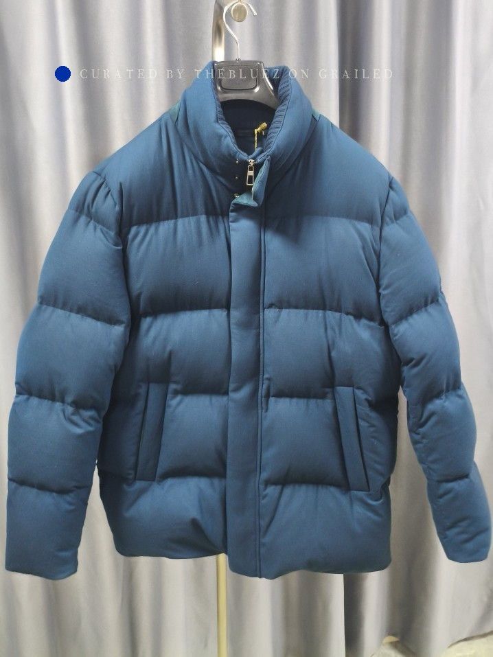 Loro Piana Blue Puffer Jacket Size L Size US L / EU 52-54 / 3 - 1 Thumbnail