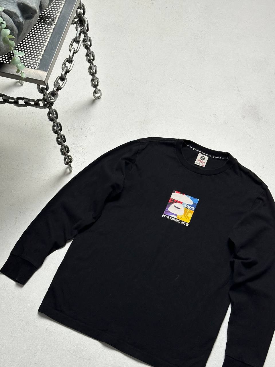 Aape A Bathing APE Long sleeve Big Logo Size US M / EU 48-50 / 2 - 2 Thumbnail