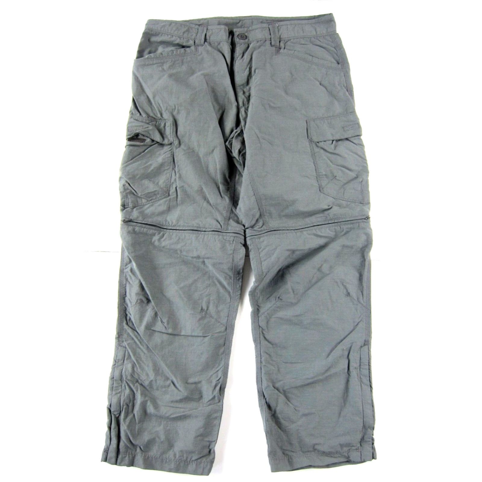 The North Face The North Face Grey Zip Off Convertible Lightweight Hiking Cargo Pant 34 Size US 34 / EU 50 - 2 Thumbnail