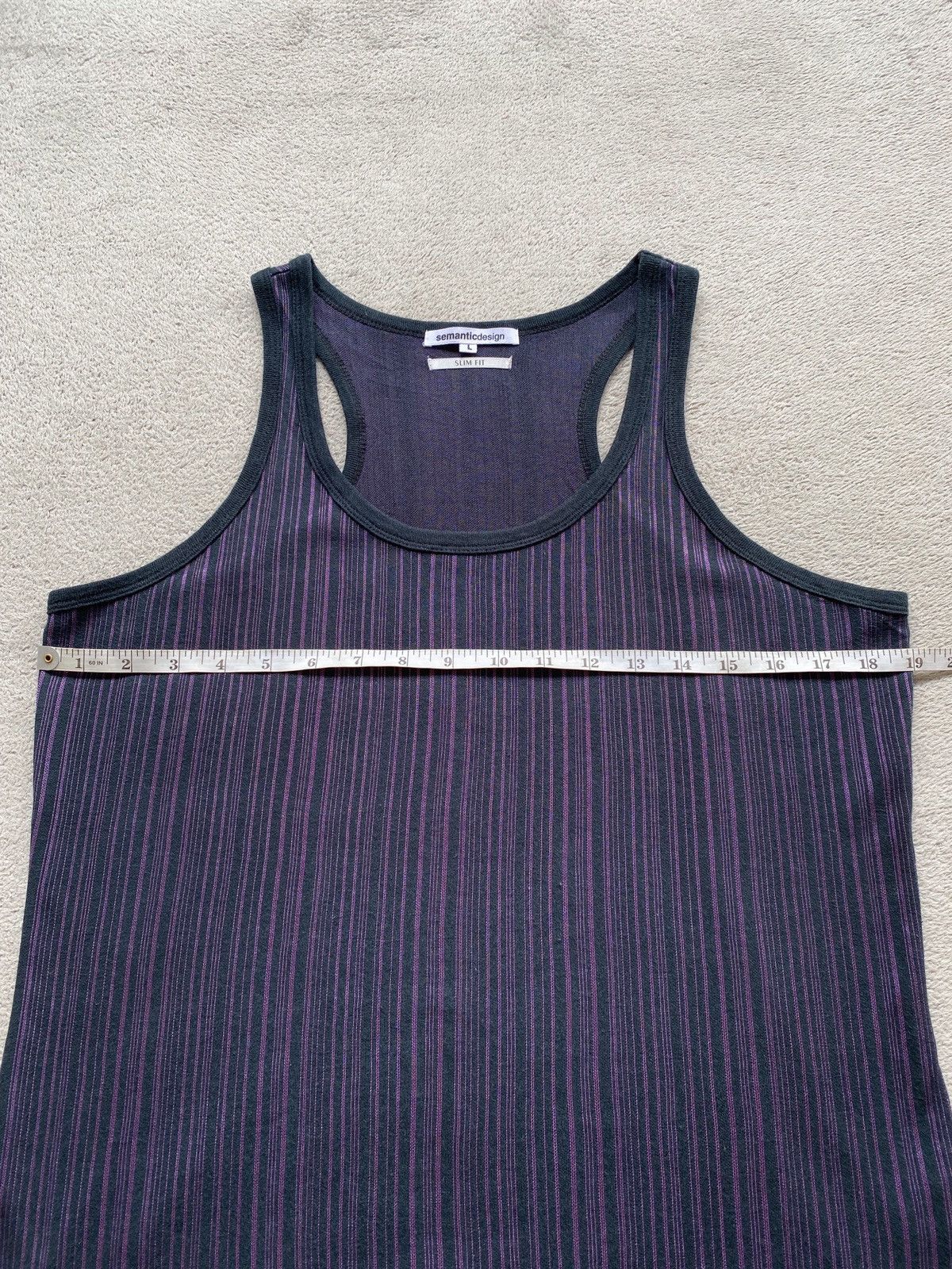 If Six Was Nine Semantic Design Stripes Tank Top Size US L / EU 52-54 / 3 - 4 Thumbnail