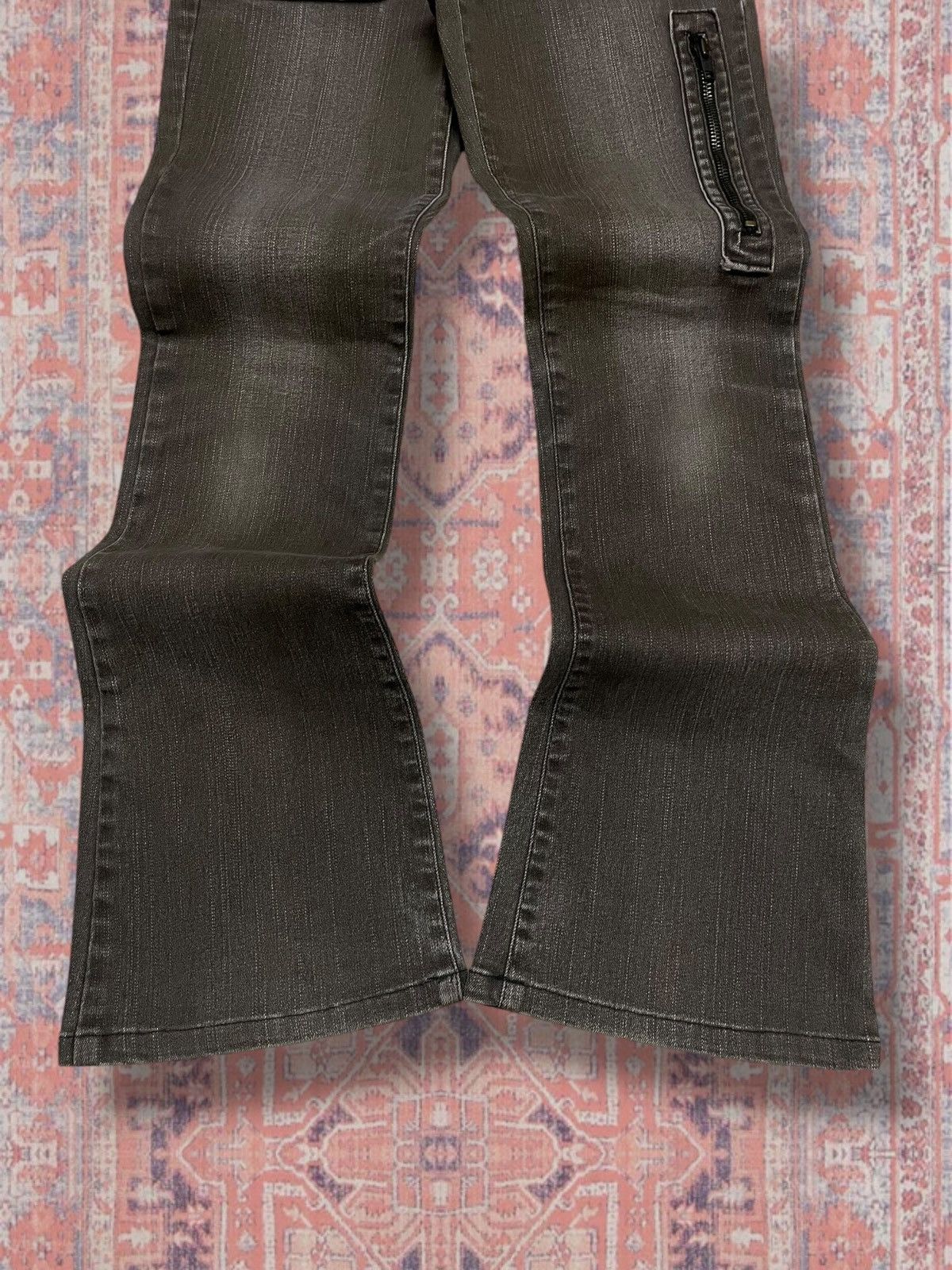 Japanese Brand Vintage 1990s Japan Designer Coupe De Beaute Flared Denim Size US 27 - 3 Thumbnail