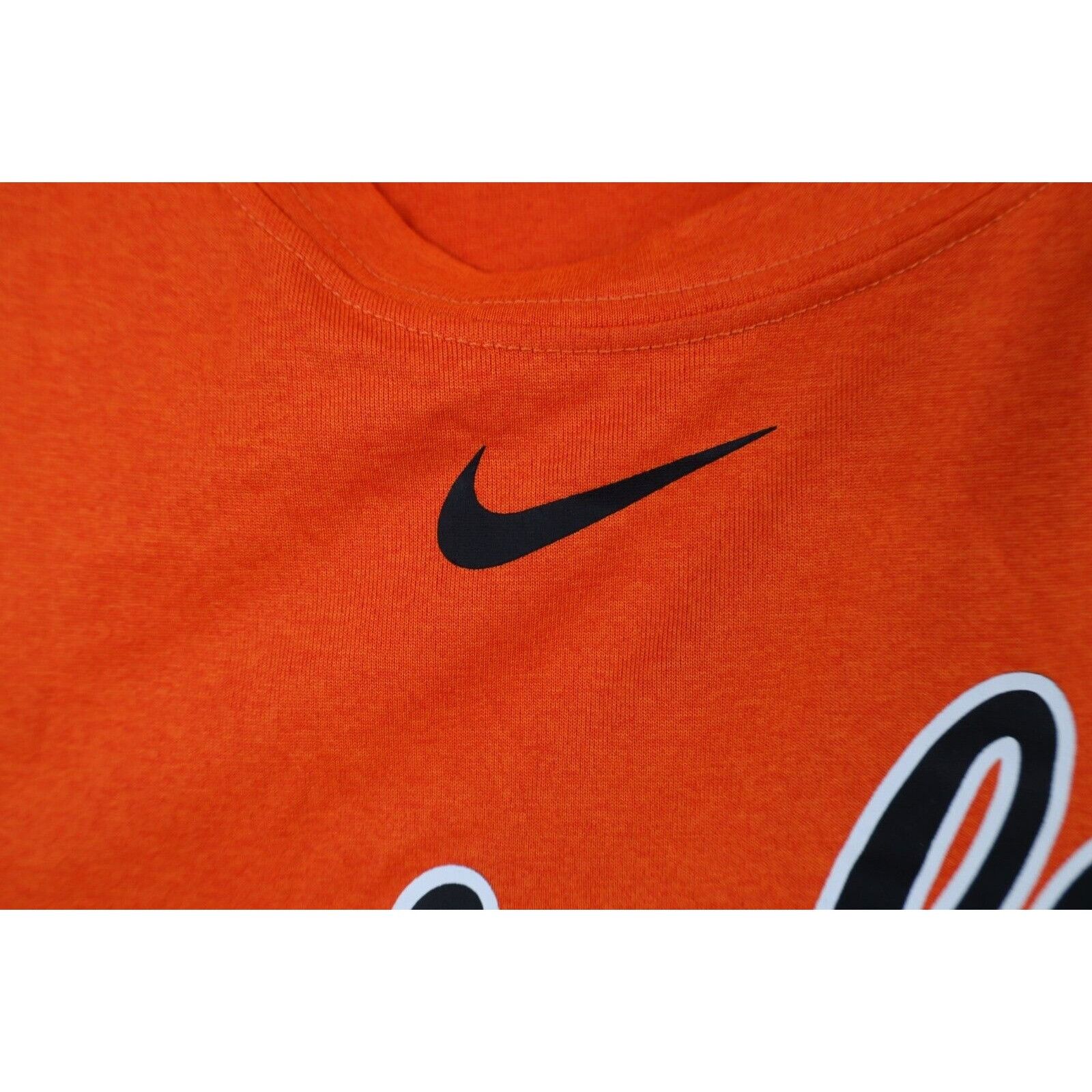 Nike New Nike Center Swoosh Baltimore Orioles Baseball T-Shirt Size US XL / EU 56 / 4 - 5 Thumbnail