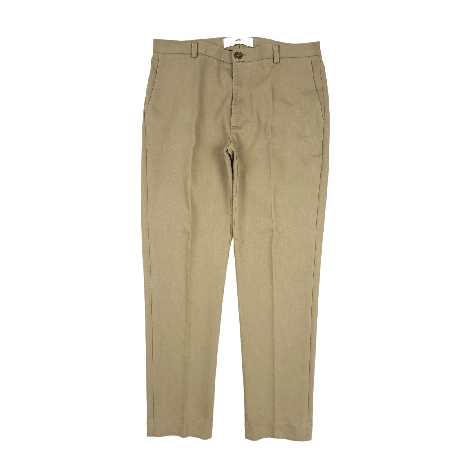 Sefr 💎 Size L Séfr Harvey Trousers Pleated Pants Beige Brown Size US 32 / EU 48 - 1 Thumbnail