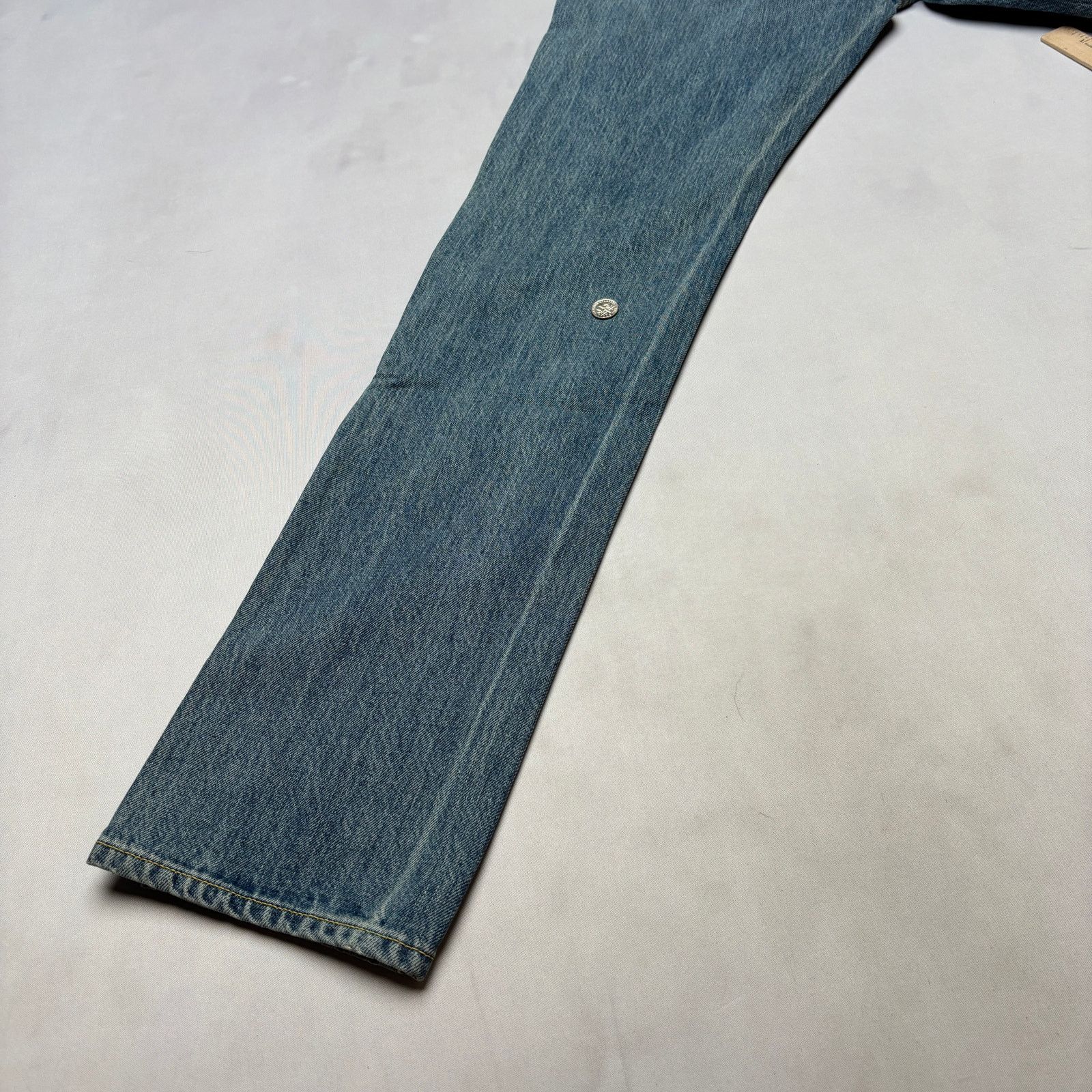 Sid Mashburn $185 Sid Mashburn Light Wash Denim 30x32 Slim Straight Jeans Size US 30 / EU 46 - 10 Thumbnail