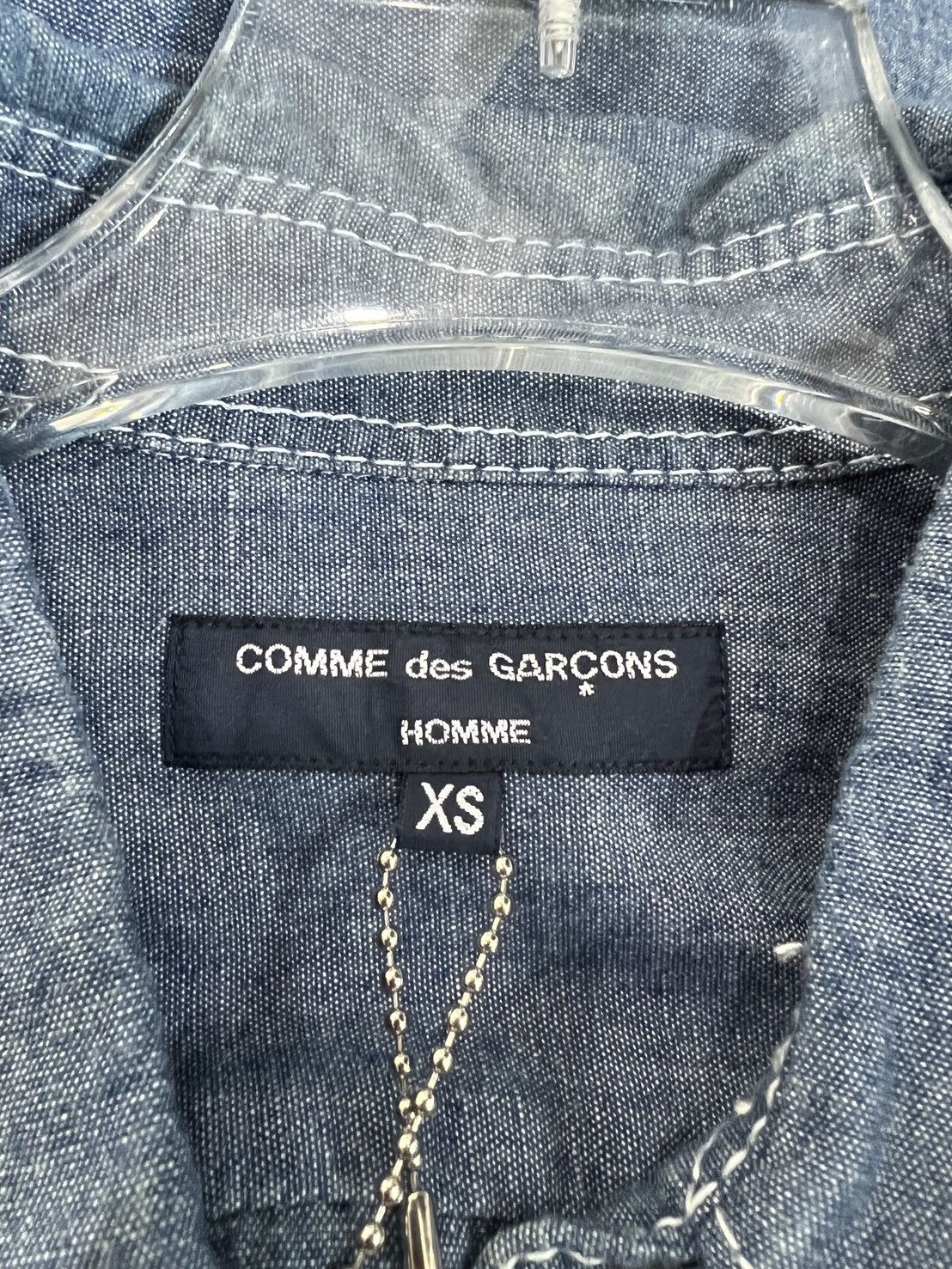 Comme des Garcons Comme des Garçons Homme denim shirt paisley pattern Size US XS / EU 42 / 0 - 3 Thumbnail