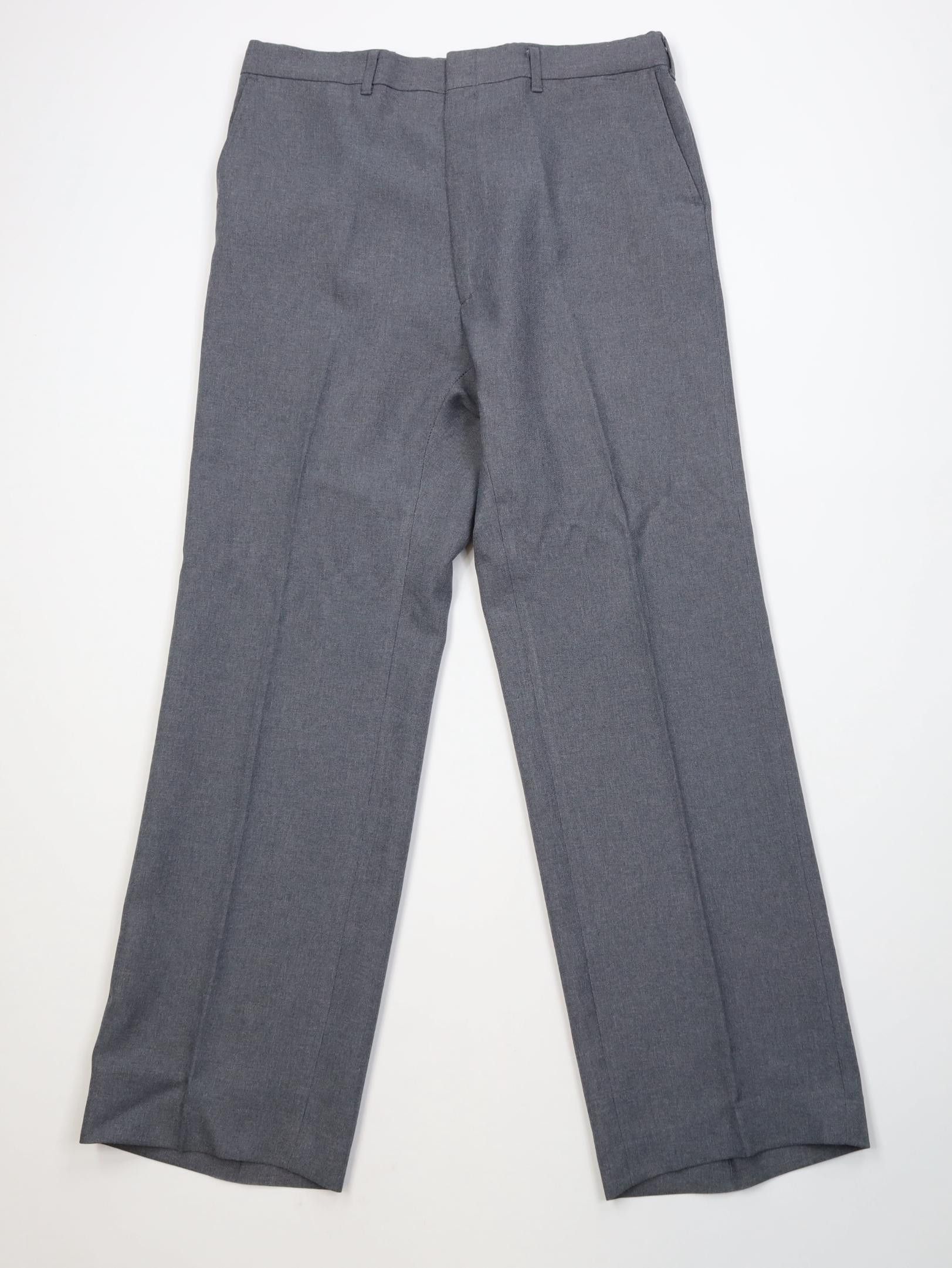 Vintage Vintage 70s Streetwear Flared Wide Leg Chino Pants Gray USA Size US 34 / EU 50 - 1 Thumbnail