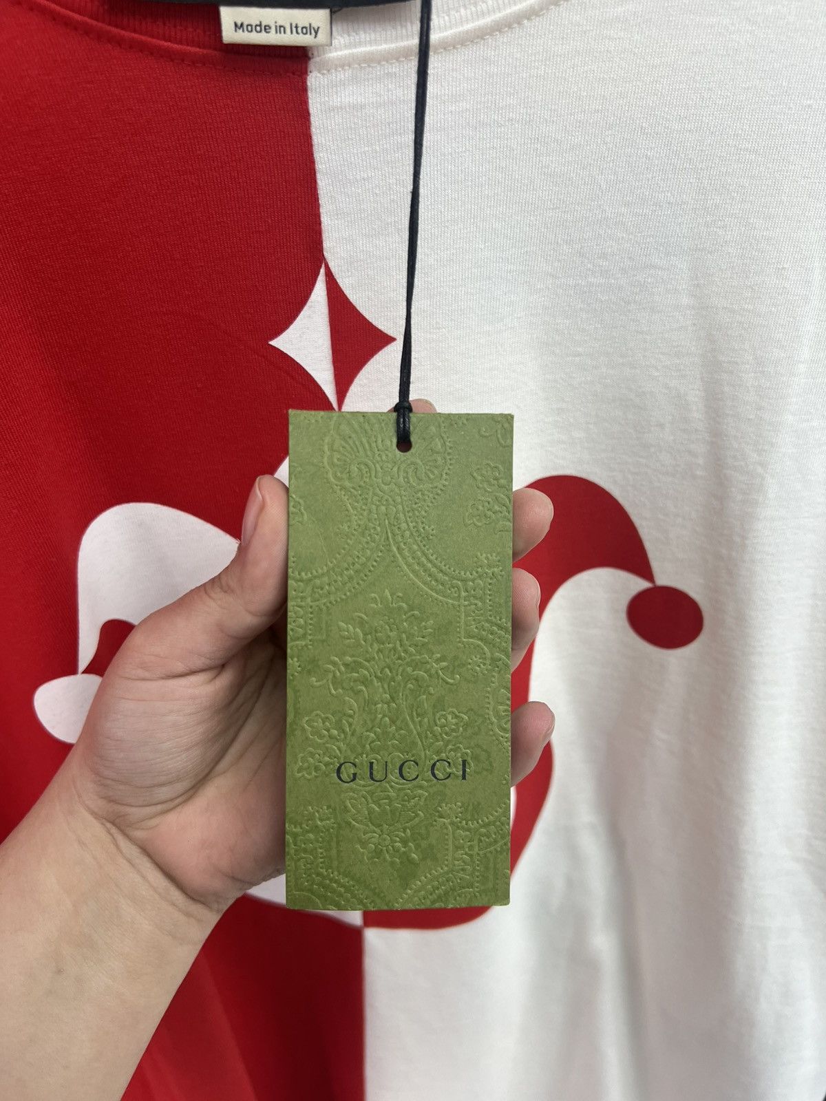 Gucci Gucci Jester Pint Red/White Tee Size US S / EU 44-46 / 1 - 8 Thumbnail