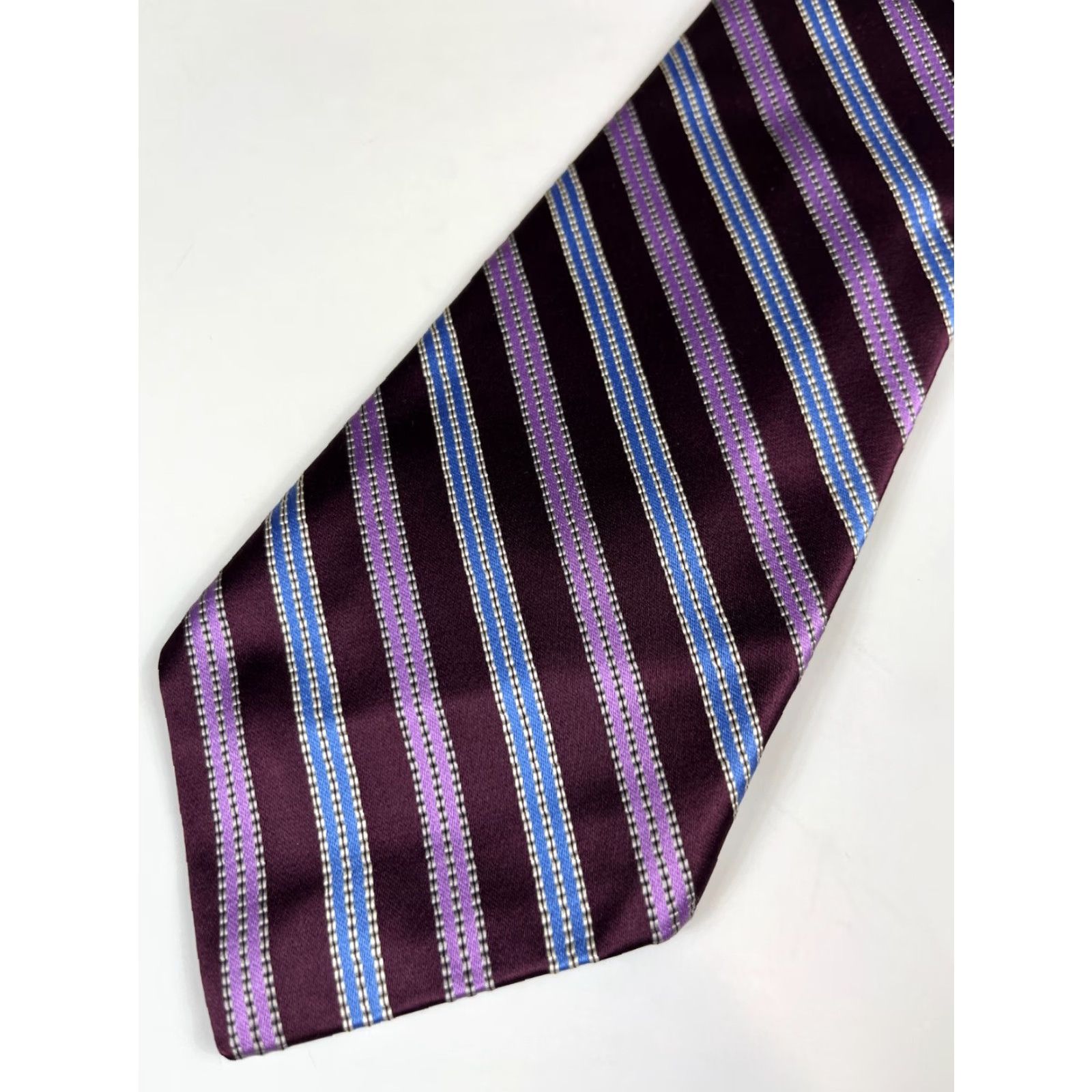Robert Talbott Robert Talbott Men's Carmel Tie Striped Hand Made in USA Size ONE SIZE - 4 Thumbnail