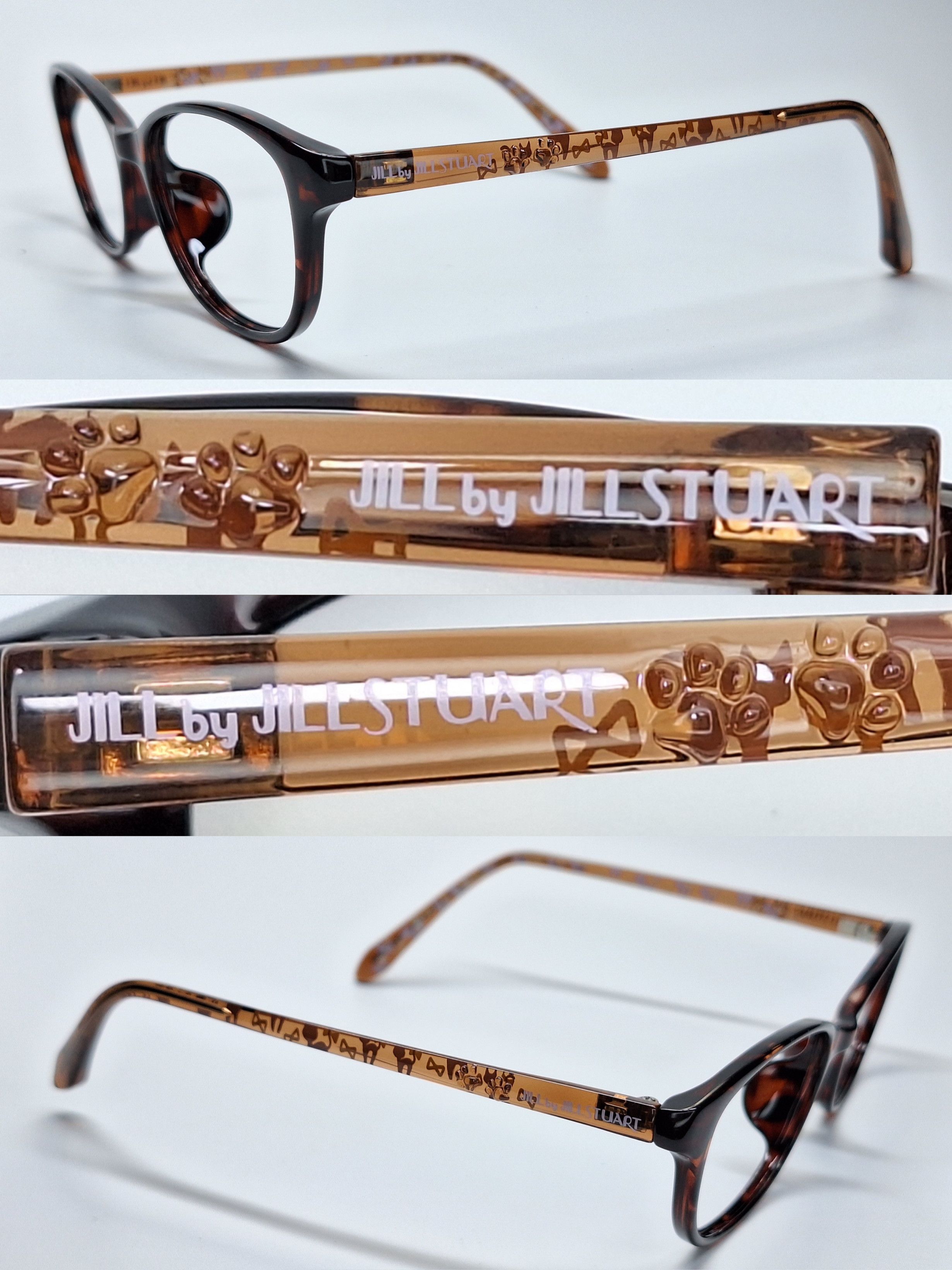 Jil Stuart Jill by Jillstuart 02-0030 Tortoise Eyeglass Frame Y2K Size ONE SIZE - 4 Thumbnail
