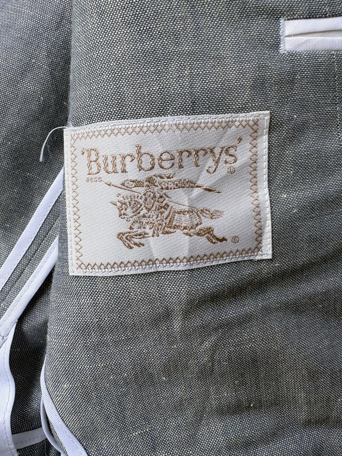 Burberry Vintage Burberrys Grey Blazer Jacket Coat Size US S / EU 44-46 / 1 - 7 Thumbnail